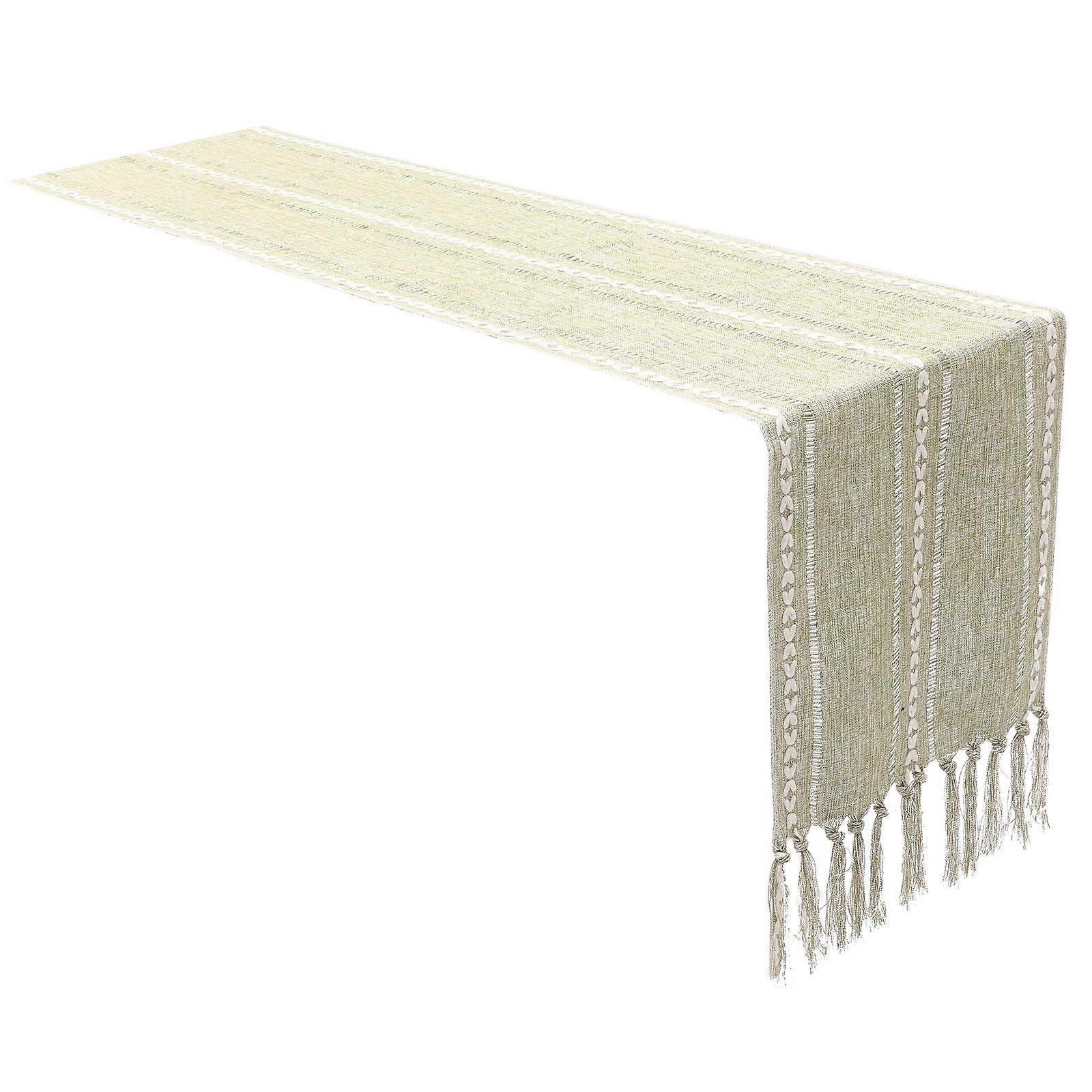 Fall Table Runner Tassel Tablecloth Farmhouse Table Runner Party Table Runner for Home