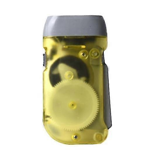 Hand Press Flashlight Light Weight Environmentally Friendly Plastic Practical Camping Hiking Emergency Flashlight for Hiking