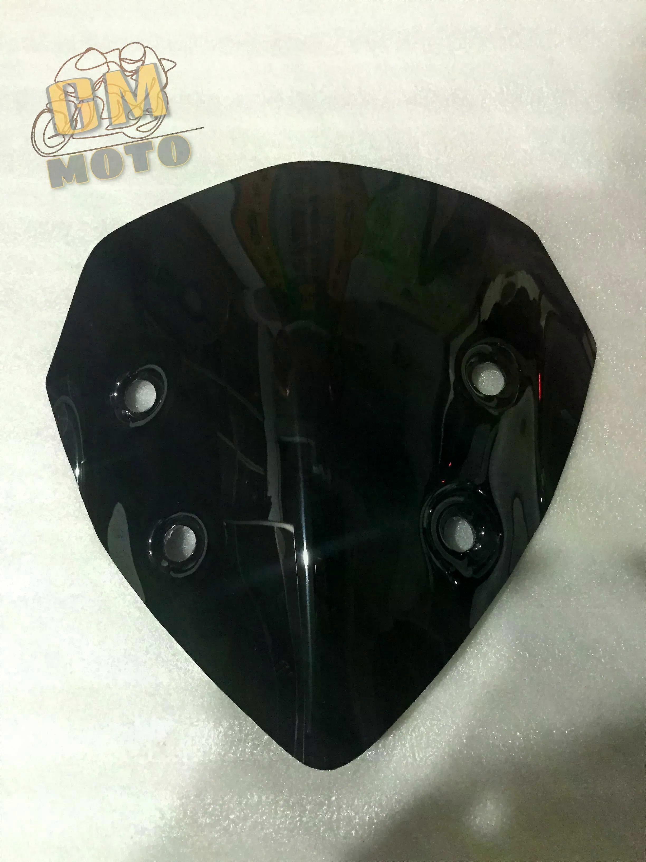 con For Motorcycle Windshield Touring WindScreen Front Glass Wind Shield Deflector for Ducati Hyperstrada 821 839