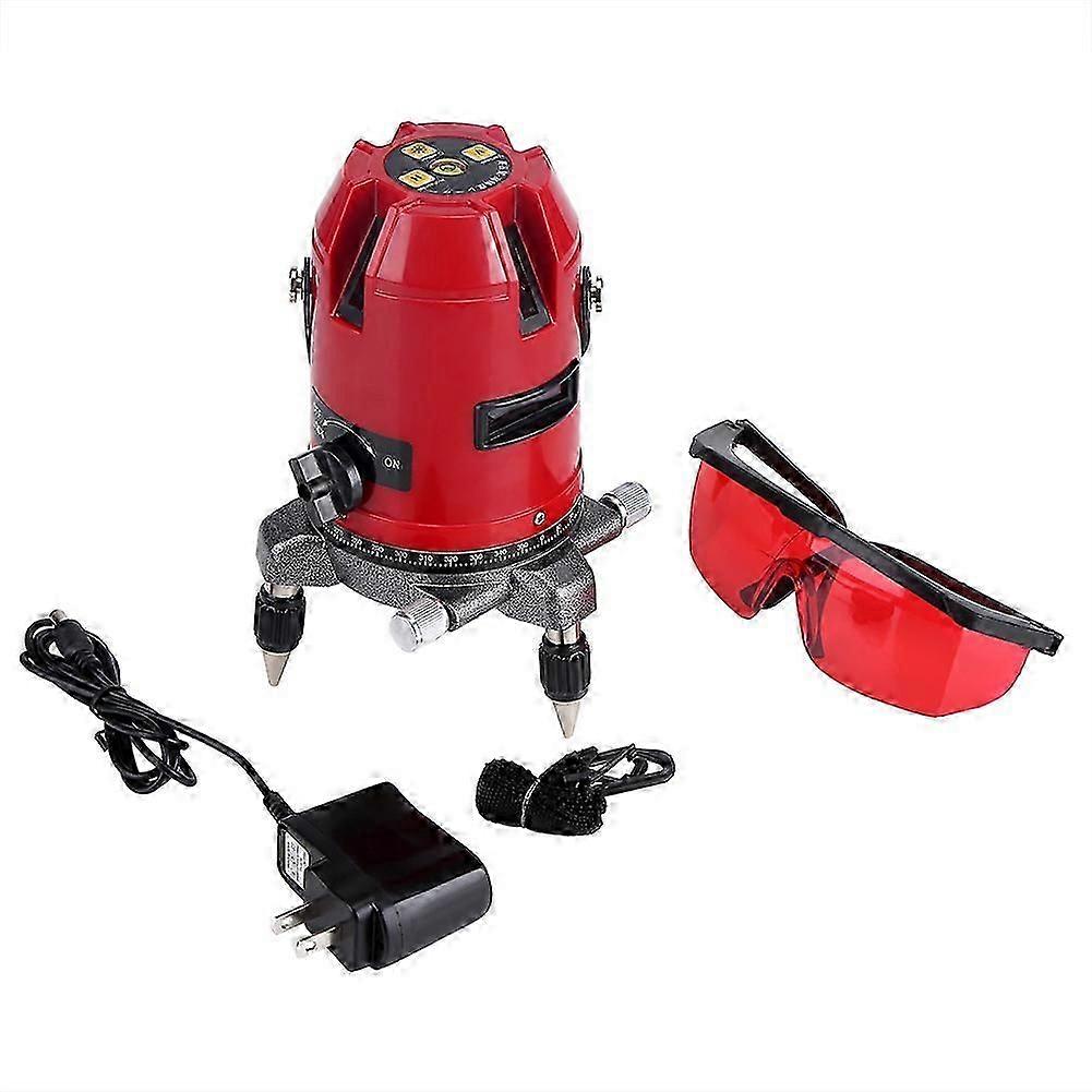 Professional 360 Rotary Self Leveling 5 Line 6 Point Laser Leveler Multi-function Measure Tool