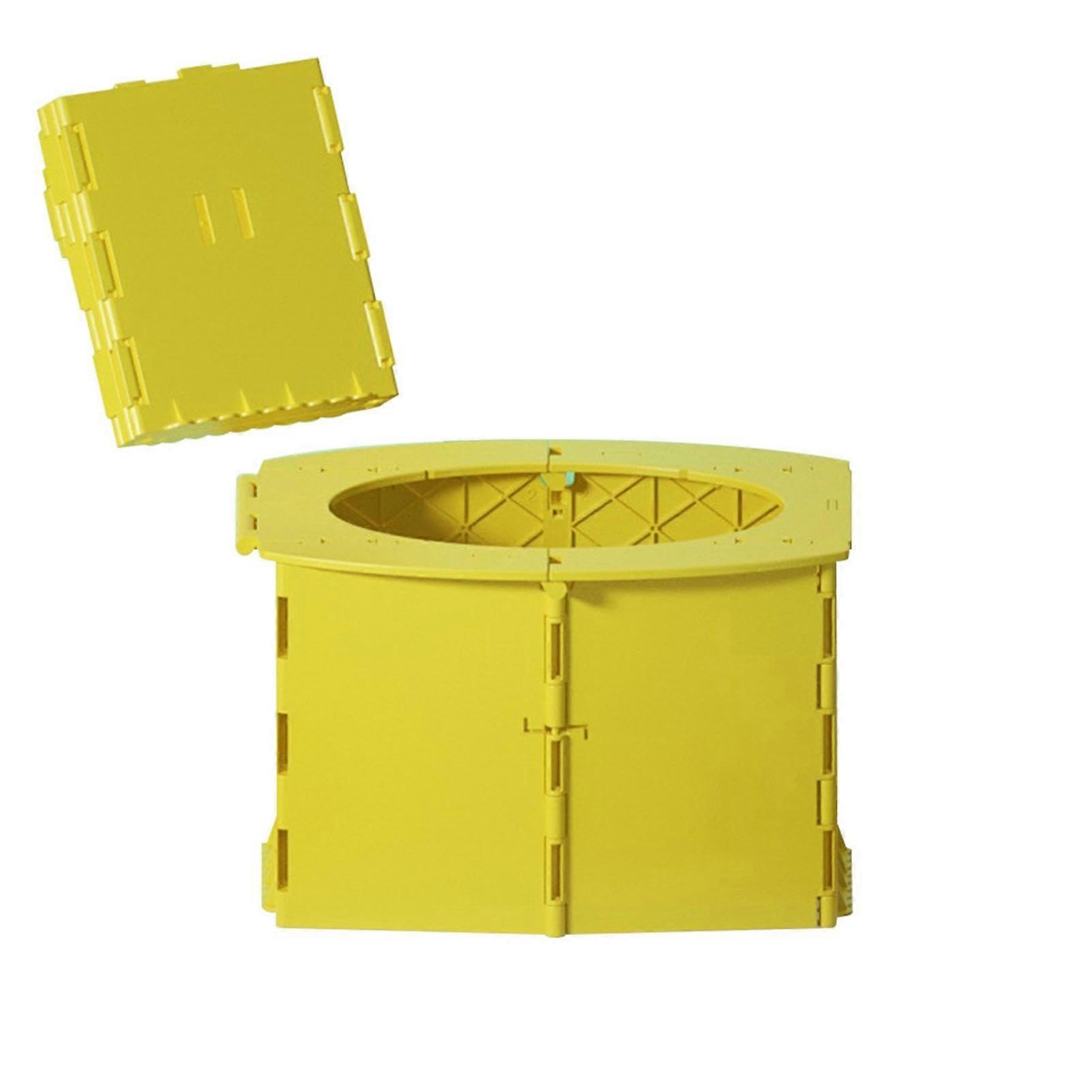 Camping Toilet PP Small Potty, Collapsible Toilet Seat Multifunctional