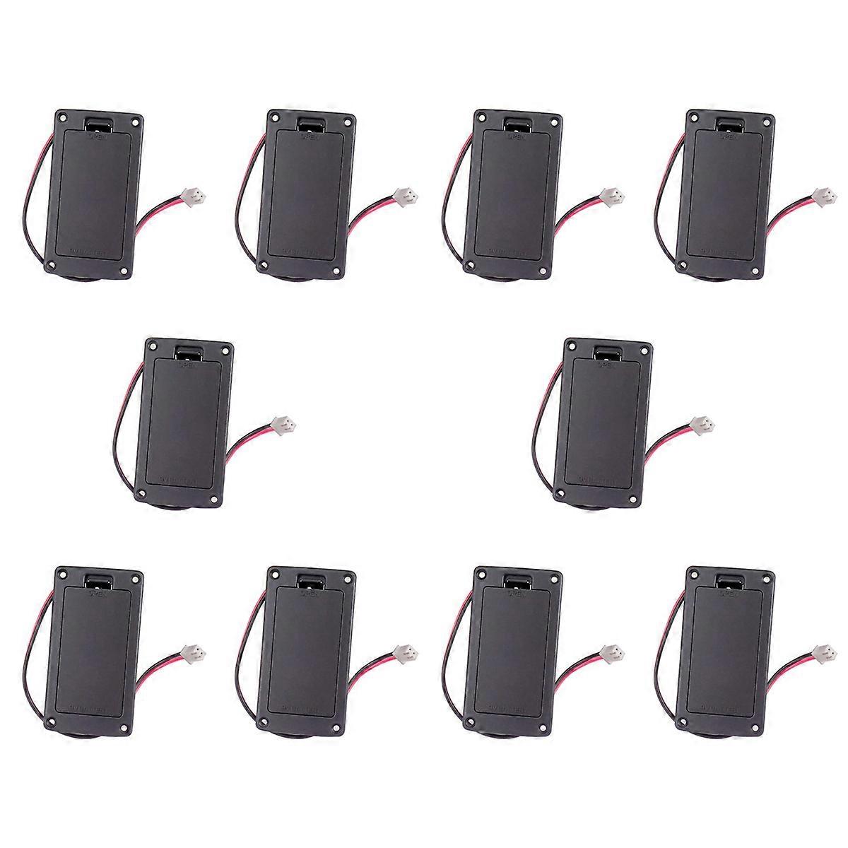 9V Flat Mount Guitar Active Pickup Battery Cover Hold Box