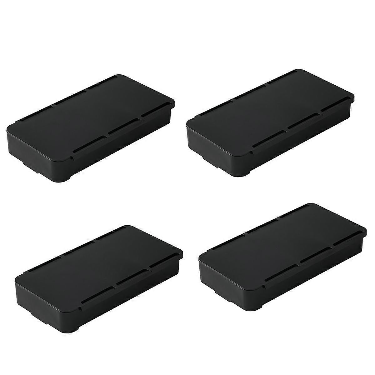 Unter dem Schreibtisch Schublade Organizer Box Selbstklebender Halter Schwarz