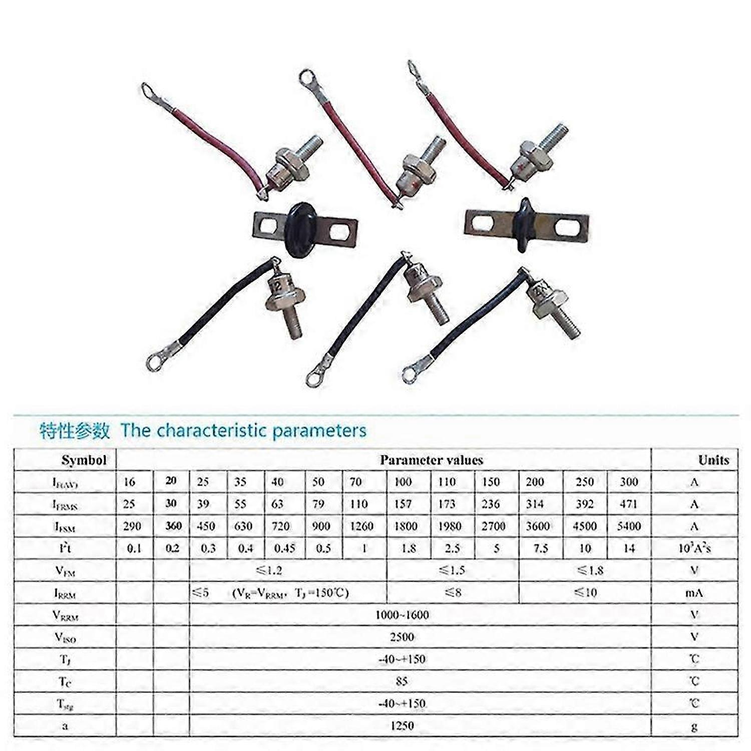 RSK2001 Rectifier Multifunction Module Diode Rectifier Bridge Portable Accessories for Generators