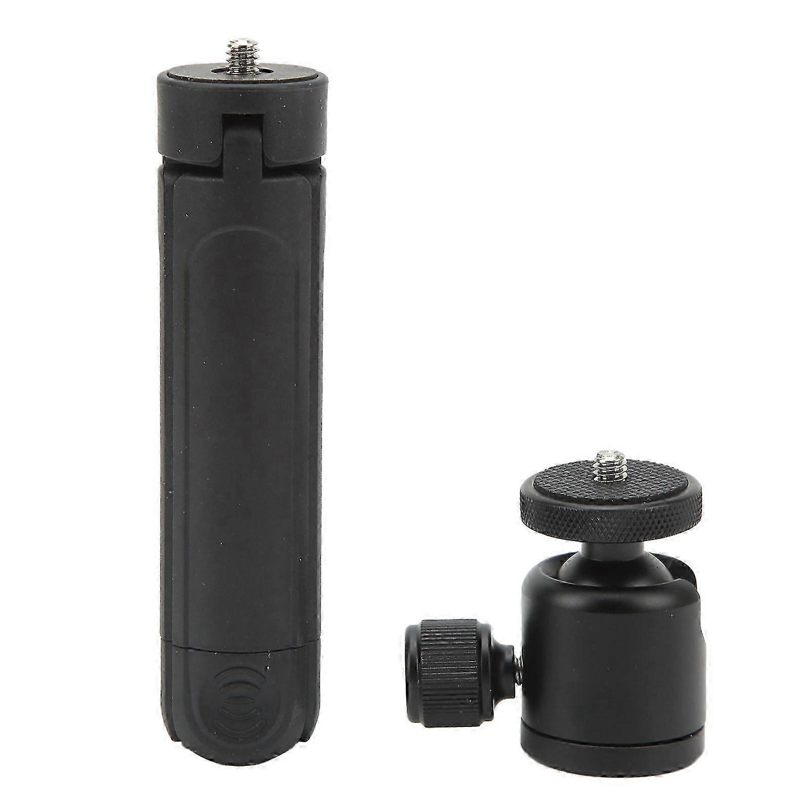 מיני חצובה שולחנית גמישה 360 מעלות סיבוב ראש כדור אוניברסלי 1/4 אינץ בורג קומפקטי טלפון נייד סלפי מעמד