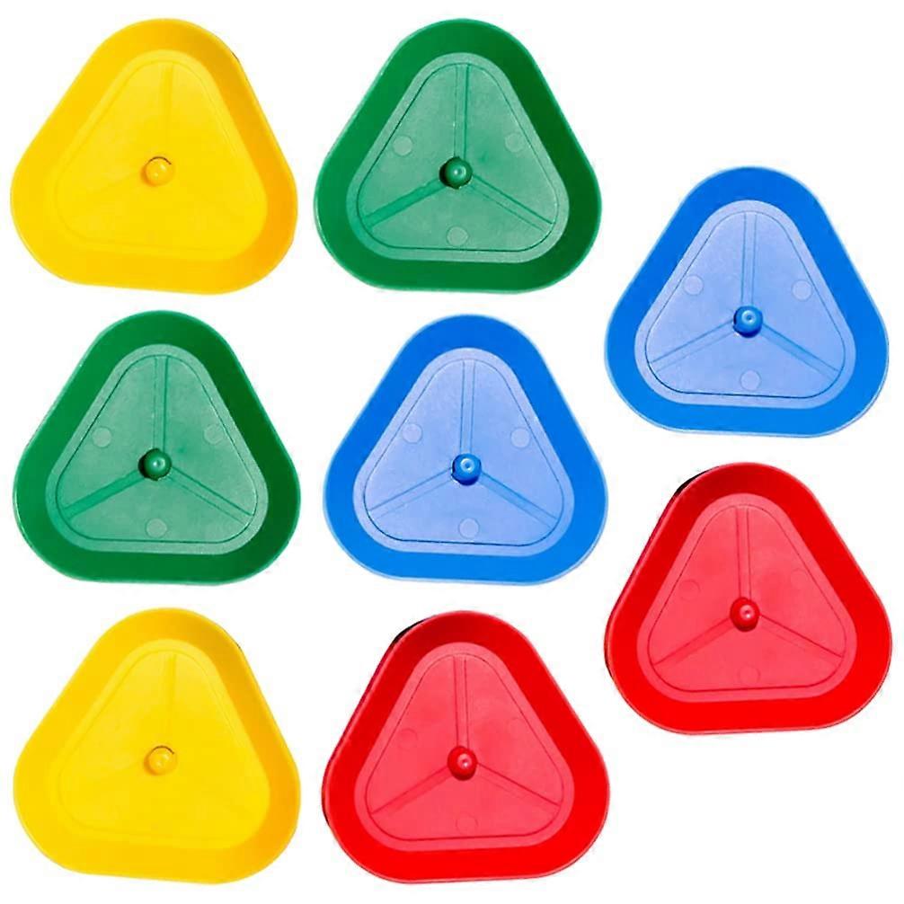 8 x Triangular Poker Holder Playing Card Holder Racks Playing Triangle Game Holder Holder of Poker Cards Deck Trading Card Holder Photo Abs Hands