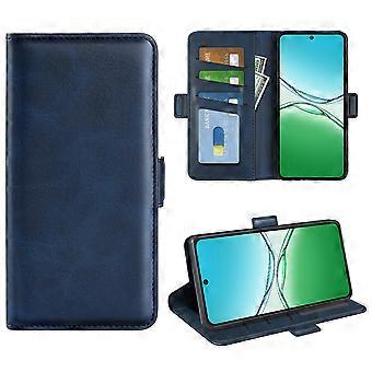 TKdaddy Voor Oppo F29 5G Hoesje Kuit Textuur Lederen Portemonnee Telefoonhoesje Blauw