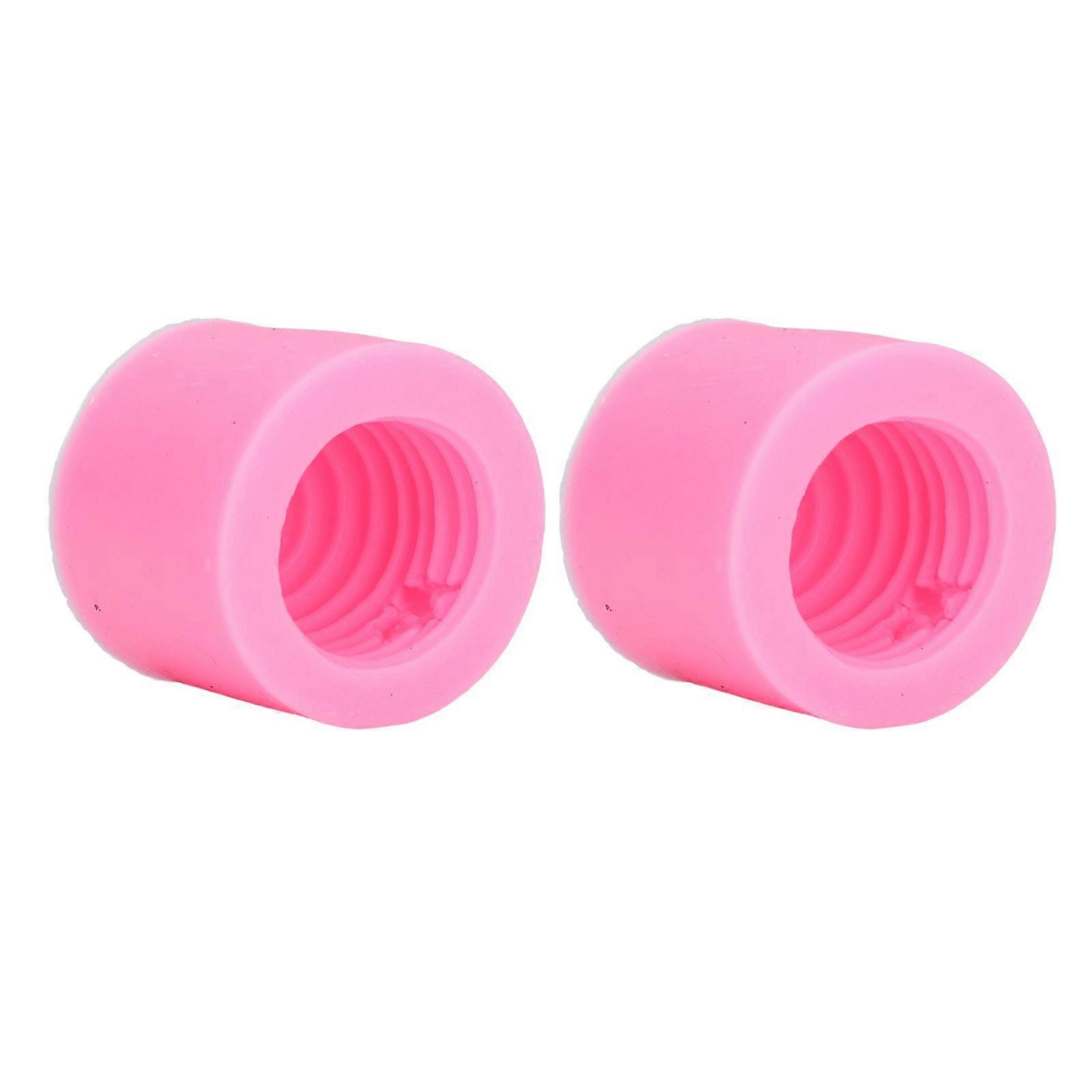 2025 Neuestes Modell 2pcs Fondant Formen Rosa Zuverlässig Langlebig Elastisch Weich