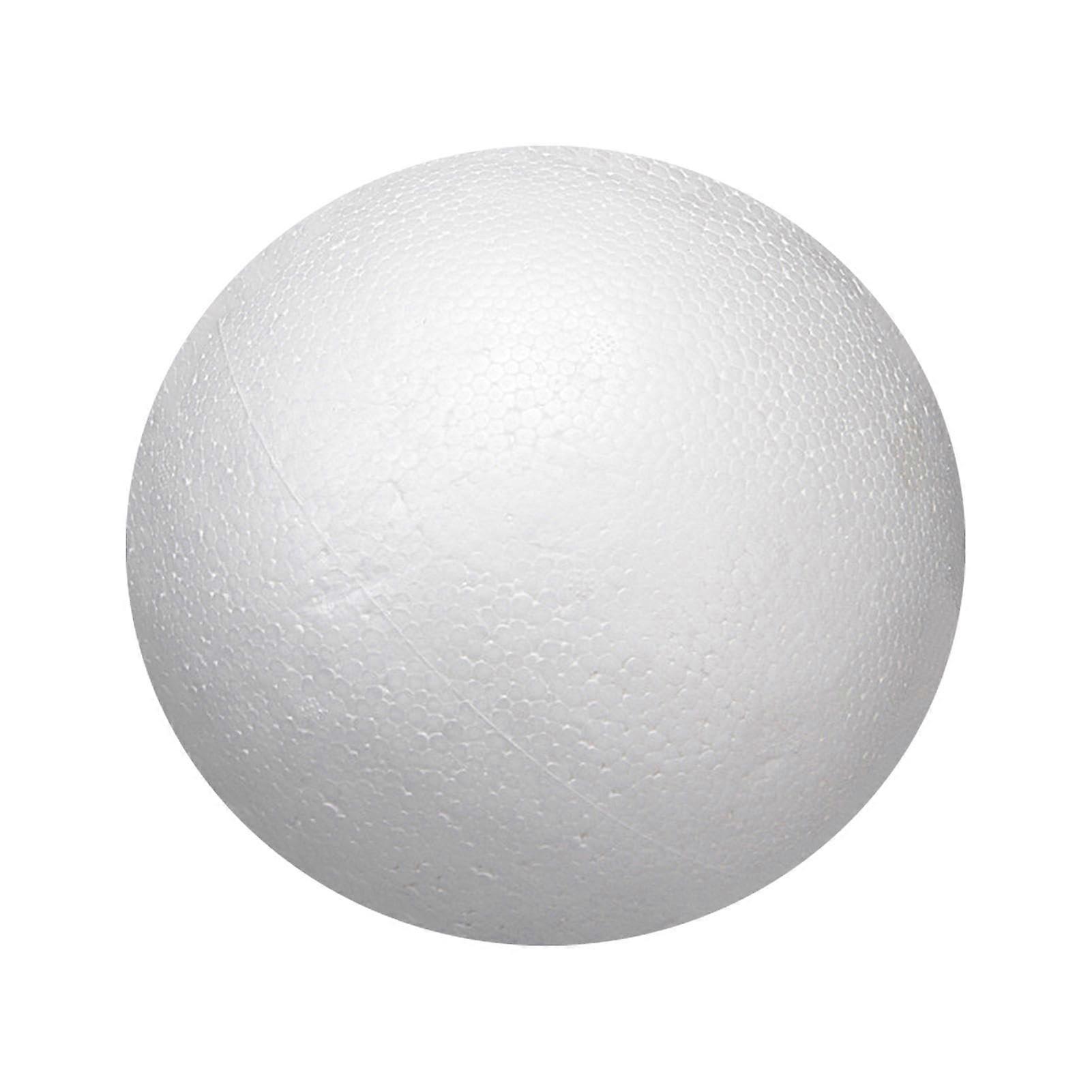 Solid Craft Balls, Craft Foam Balls - Firm Polystyrene Balls, Smooth Round Crafting Spheres, Lightweight for Modeling
