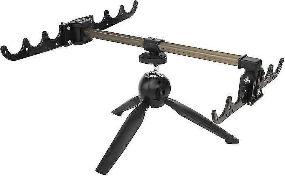 Φορητή υπαίθρια πτυσσόμενη ράβδος αλιείας τρίποδων ανοξείδωτου κατάλληλη για τους υπαίθριους λάτρεις και τις περιπέτειες αλιείας