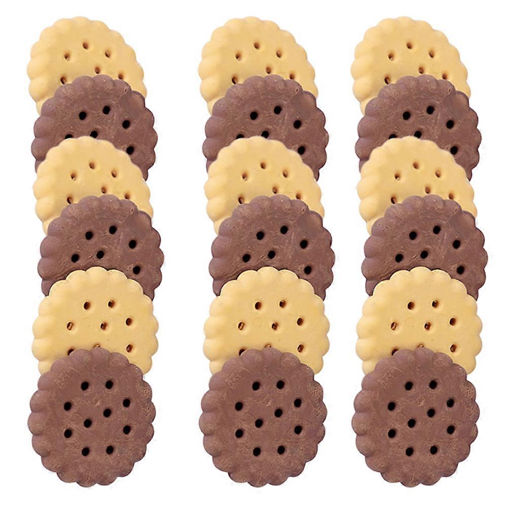 Novelty Erasers Food Shaped Erasers Children Students Tpr 18Pcs