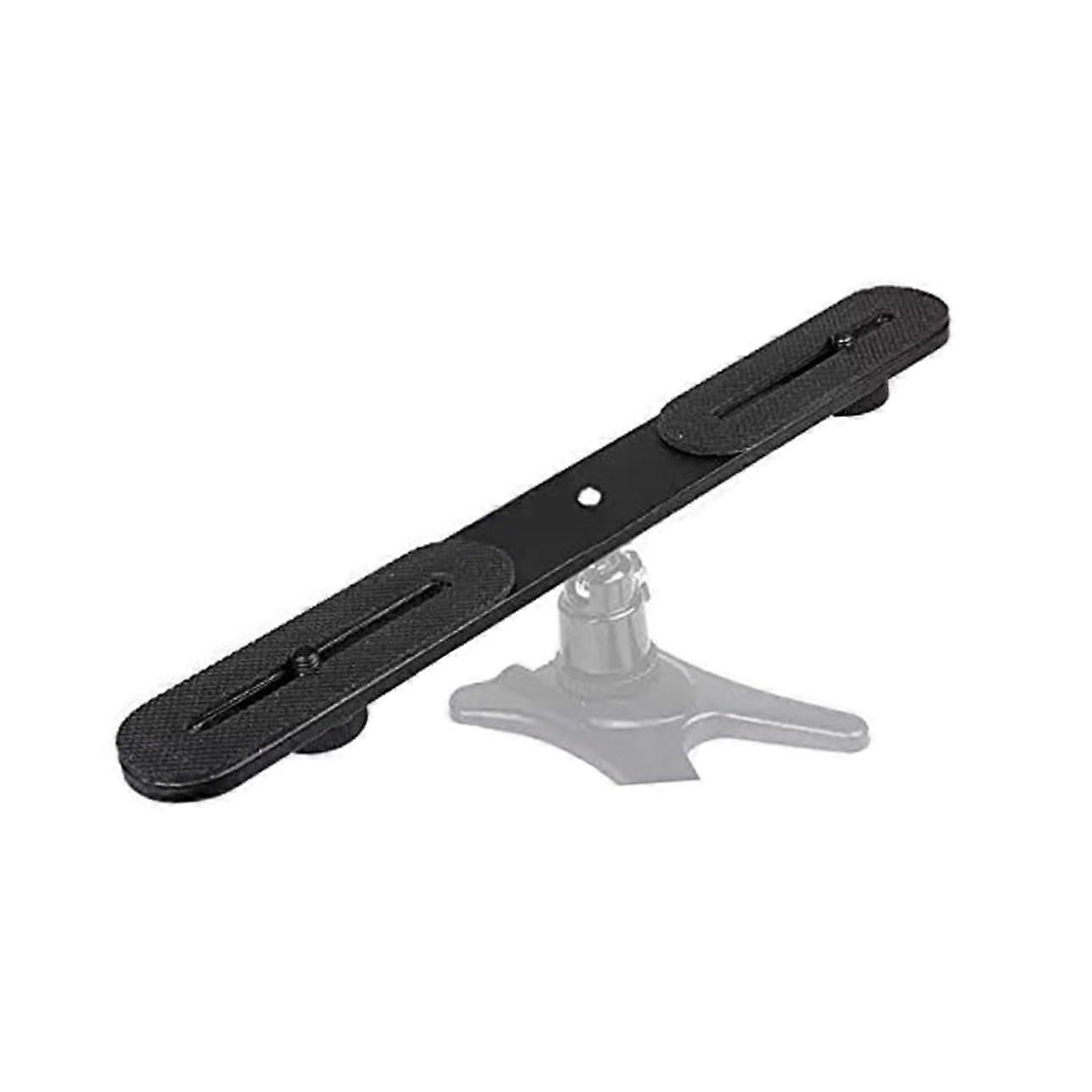 Dual Camera Mount for Flash Units and Tripods T Shaped Double Flash Holder with 1/4 Thread for Photo Studio and Video Production Stable and