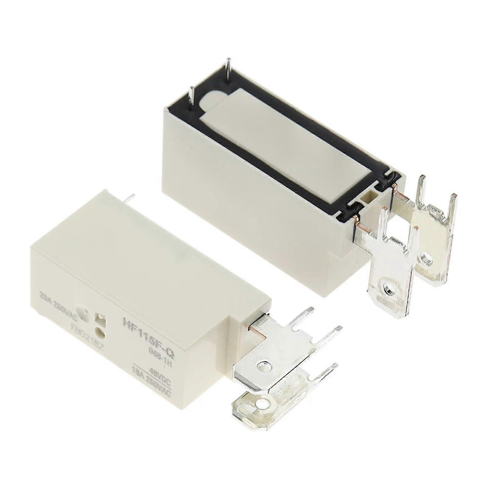 48V Relay HF115FQ0481H HF115FQ 0481H JQX115FQ 0481H JQX115FQ0481H 05VDC 12V DC24V 18A 250VAC 1Pcs(HF115FQ0121H)