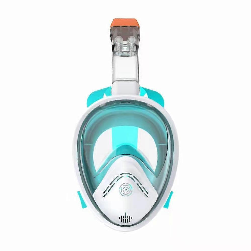 Snorkel Mask Full Face Anti Fog Anti Leak Safe Breathing Diving Goggles
