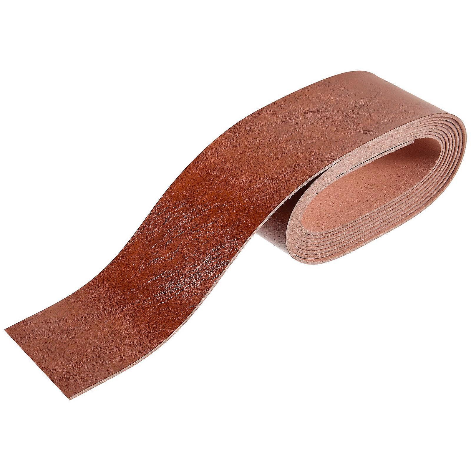 Diy Leather Strip Strap Roll Bag Shoulder Strap Artisans 200x5cm Brown Roll
