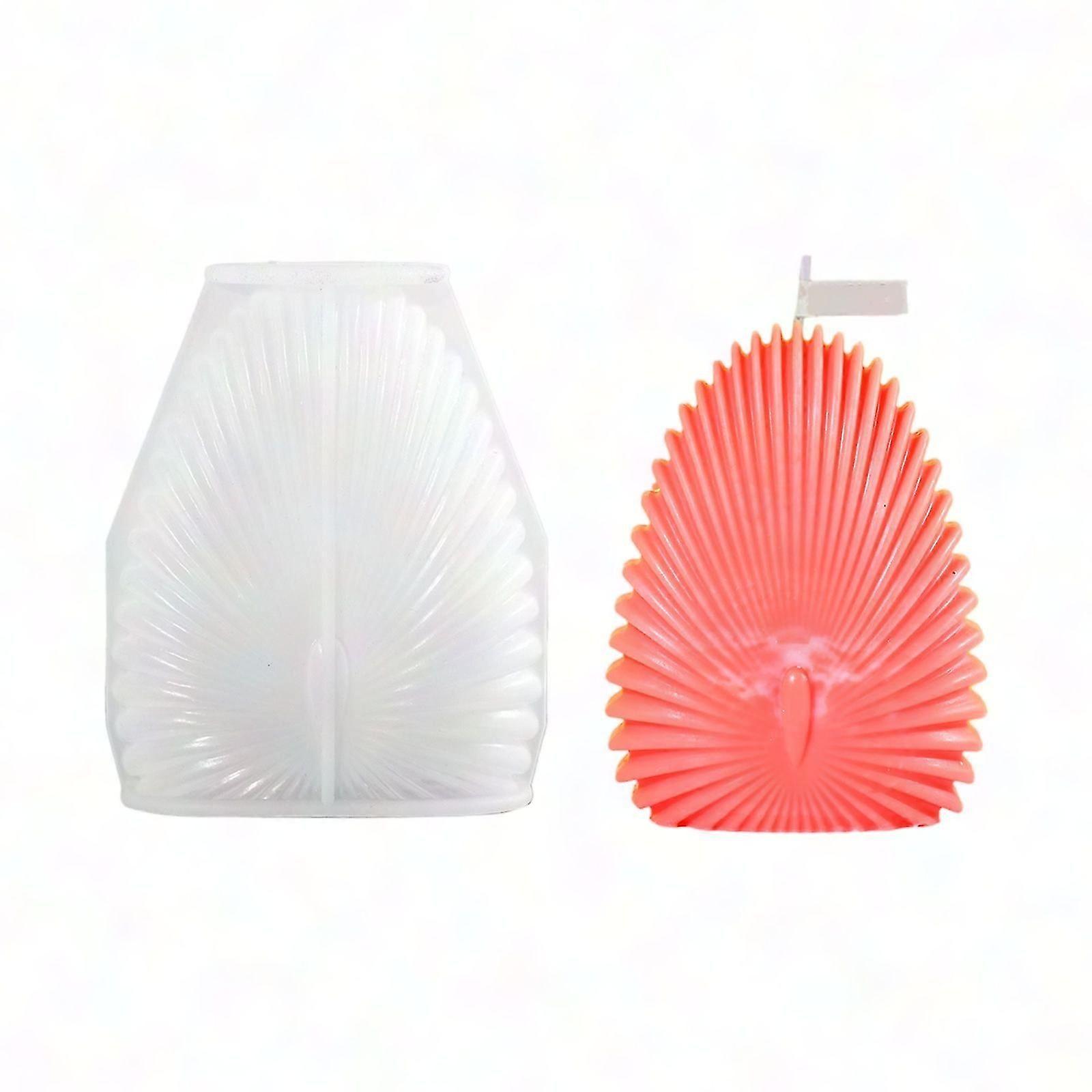 Shell-Shaped Silicone Candle Molds For Home Diy Crafting