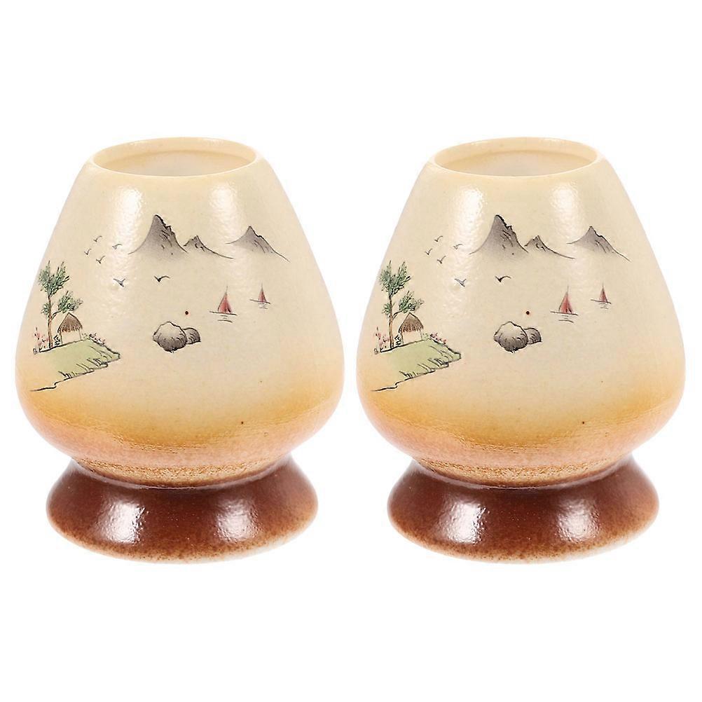 Great! Here's a polished and engaging product description for the **2pcs Ceramic Matcha Whisk Holder**:
🌿 **2pcs Ceramic Matcha Whisk Holder –