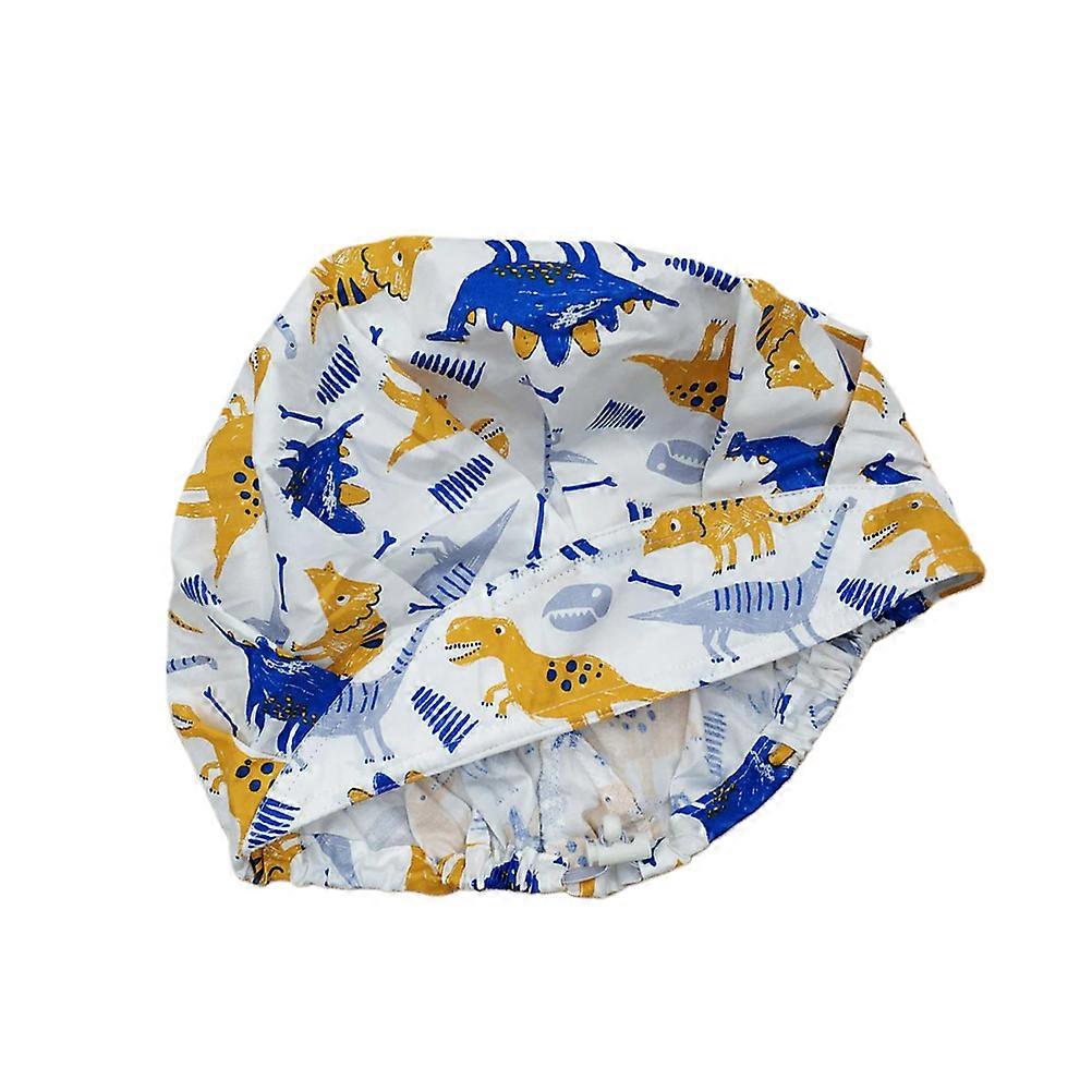 Adjustable Dinosaur Hat Multi Color M Size Cotton Fabric Sweat Absorbing Breathable 1Pack