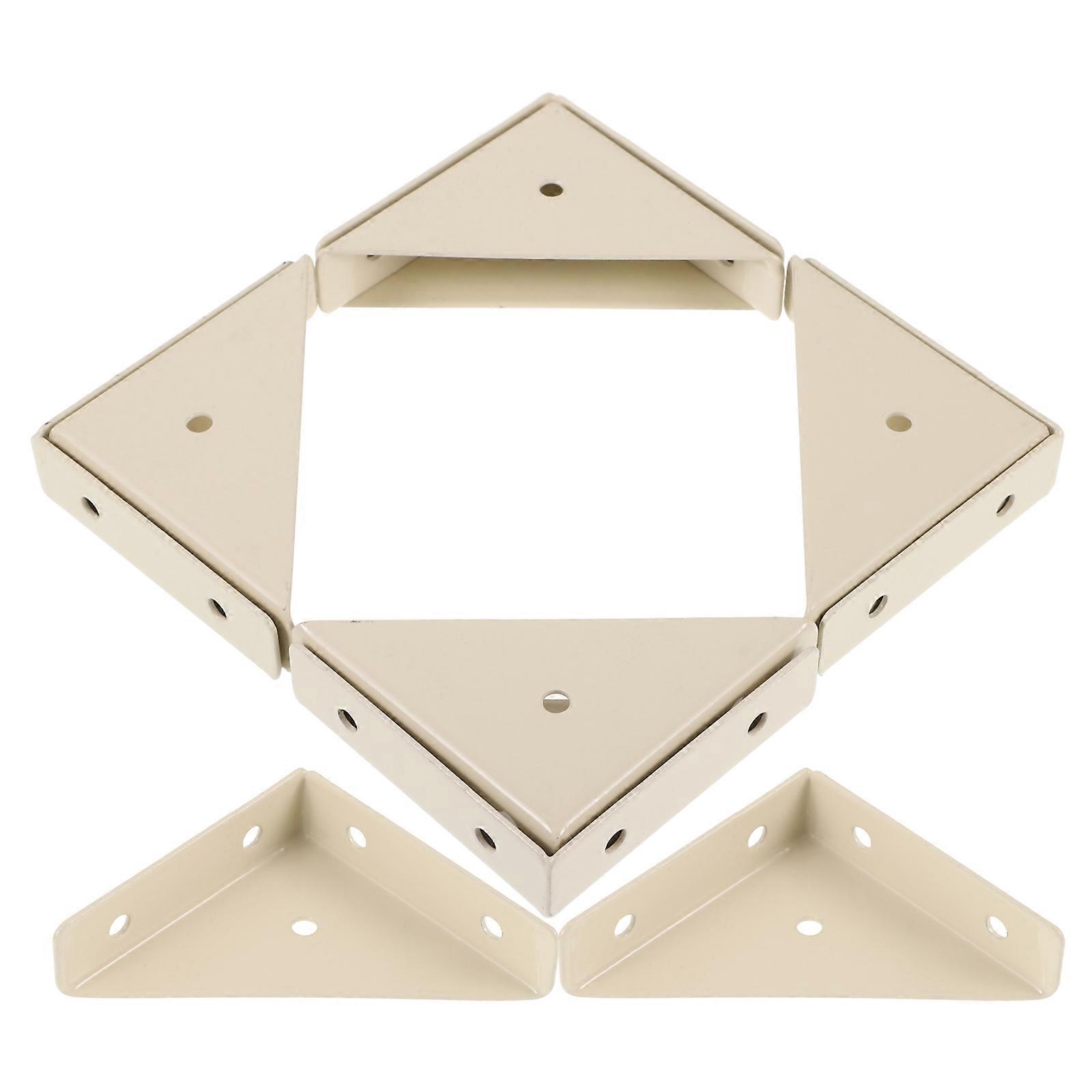 Corner Fixing Brackets Stable Support Cold Rolled Steel Home Renovation 10Set