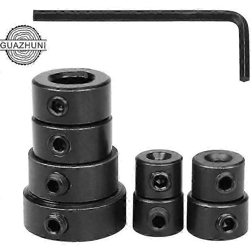 Drill Bit Depth Stop, 8 Pieces Depth Stop Depth Collar 3/4/5/6/8/10/12/16mm Drill Bit Depth Stop Guazhuni