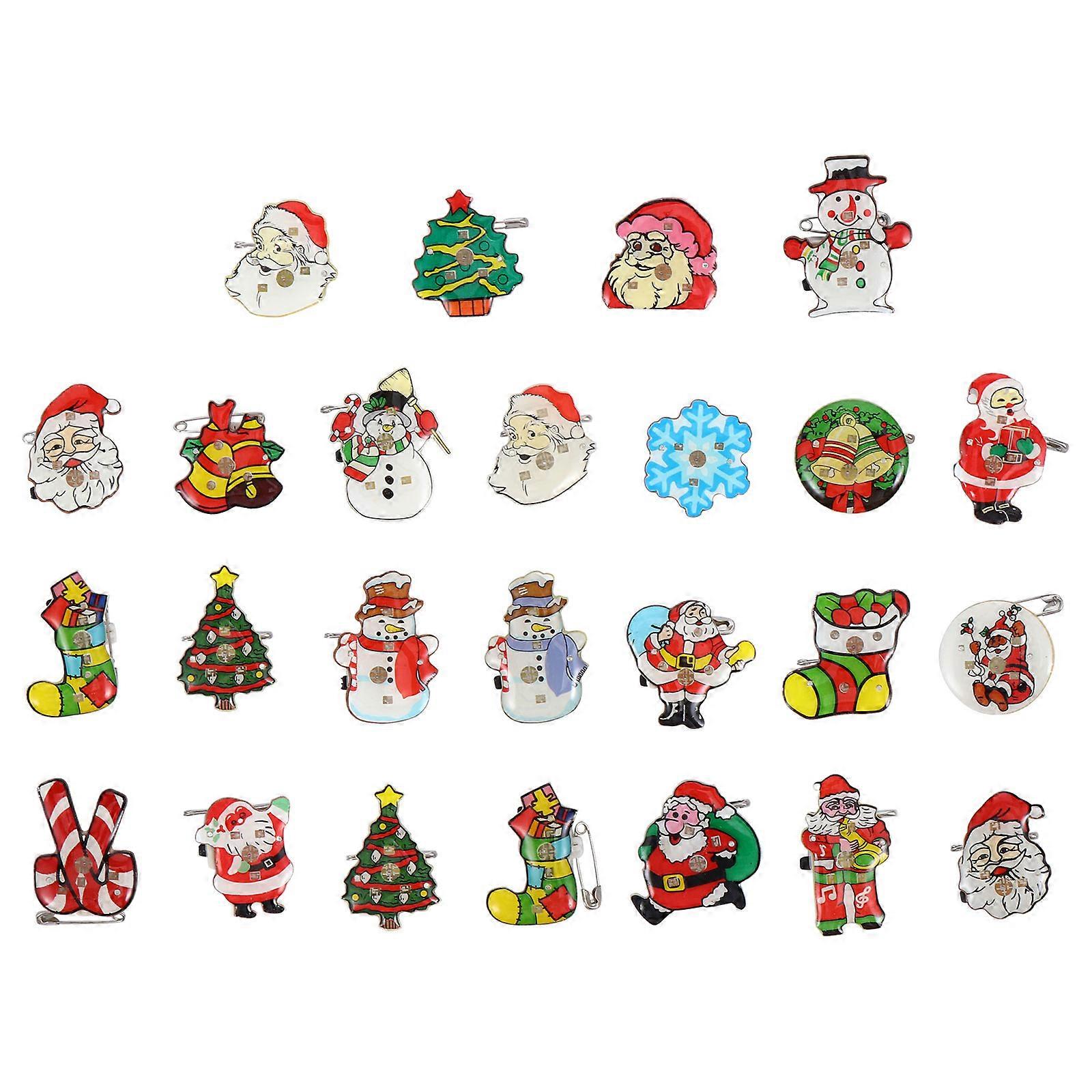 Here's a polished and professional product description for your **25pcs Christmas Glowing Brooches**:
π **25pcs Christmas Glowing Brooches β