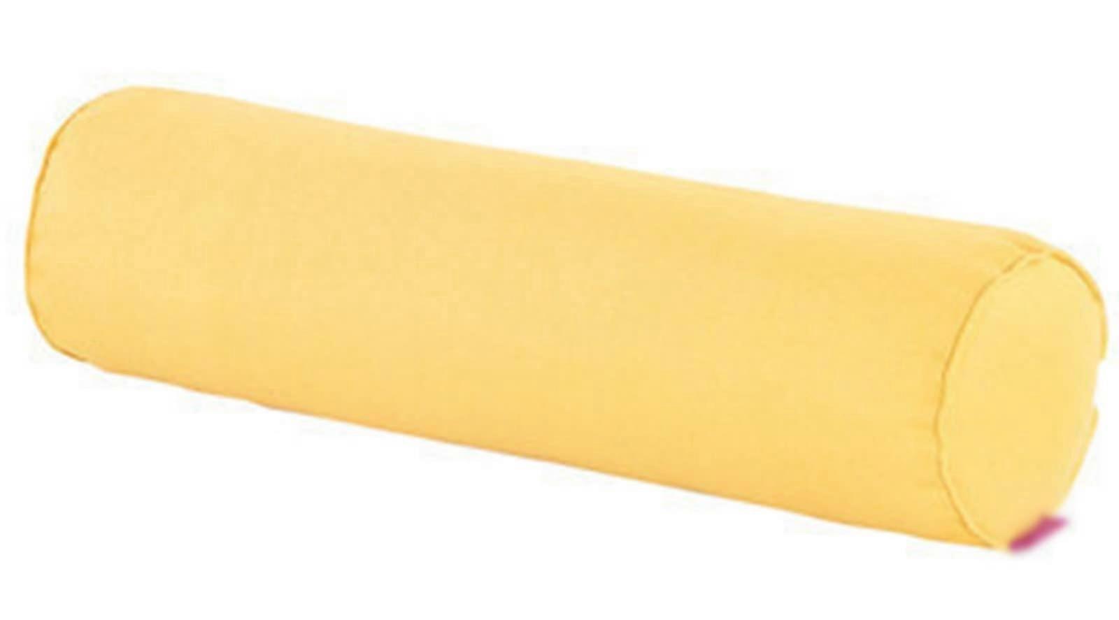 Long pillow, cotton linen, solid color, bolster, neck roll, washable, durable, for home, bed, sofa, 71x45cm