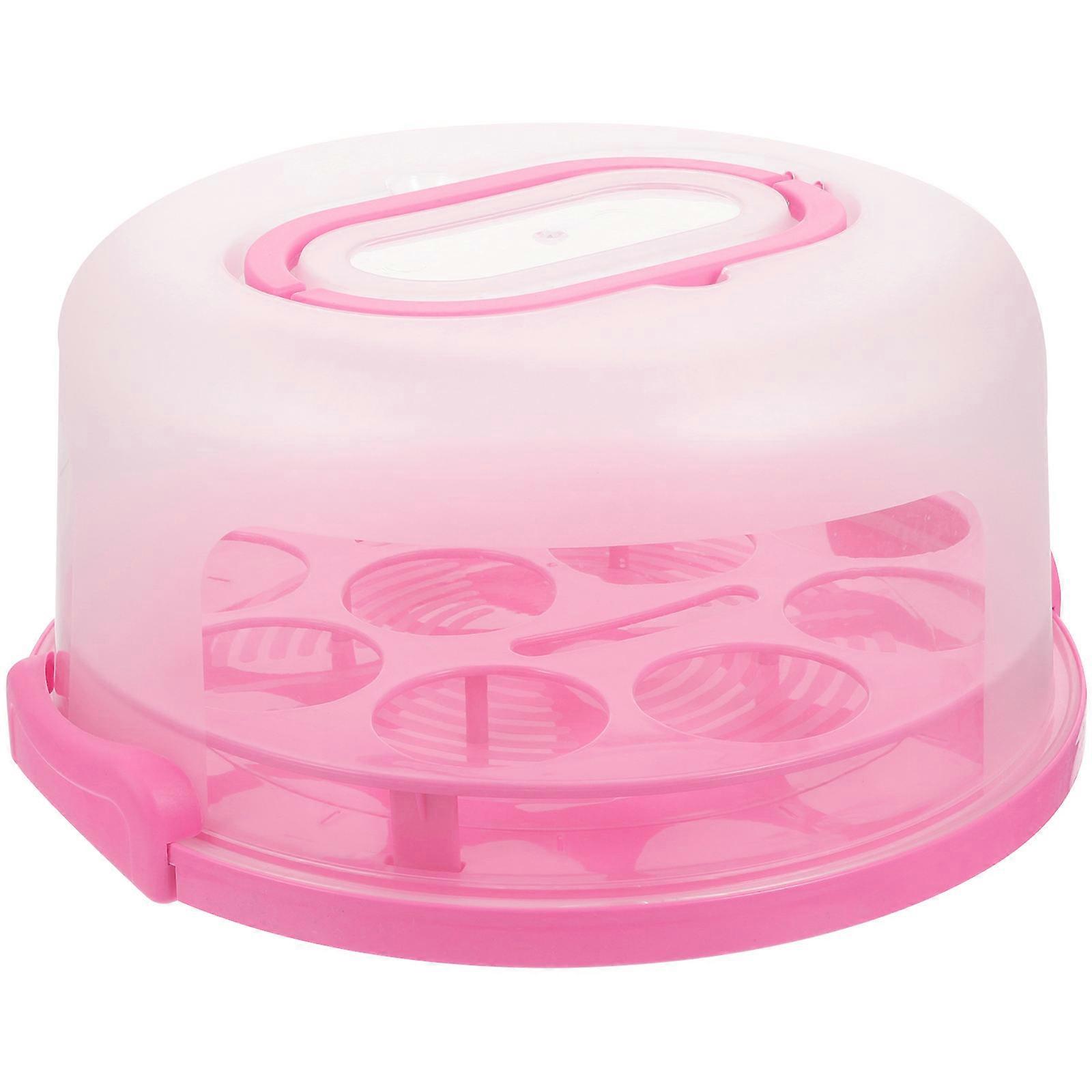 Reusable with Lid and Handle for Bakery Packing and Outdoor Use 7.5"x4.5"x5.3"