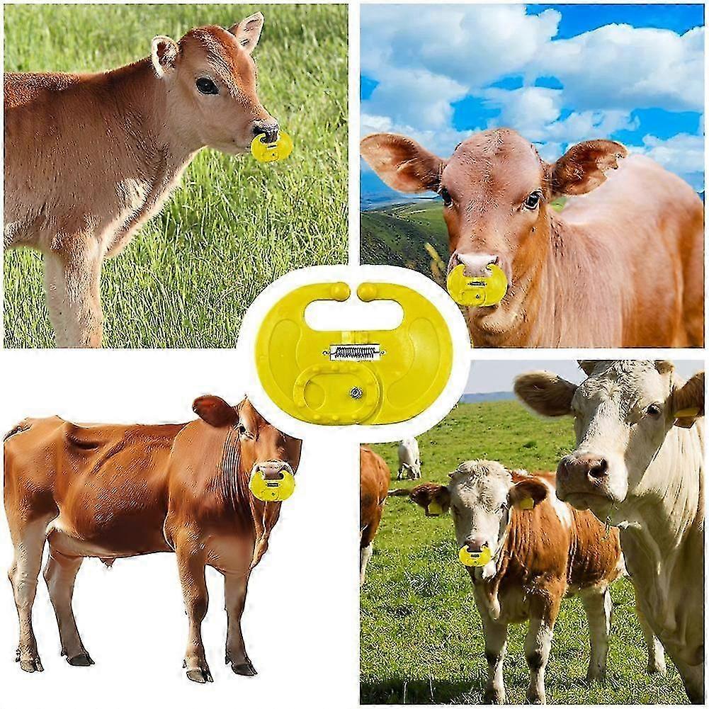 10Pcs Calf Weaner Calf Nose Ring Calf Weaner Milk Sucking Preventer Calf Wean 2025