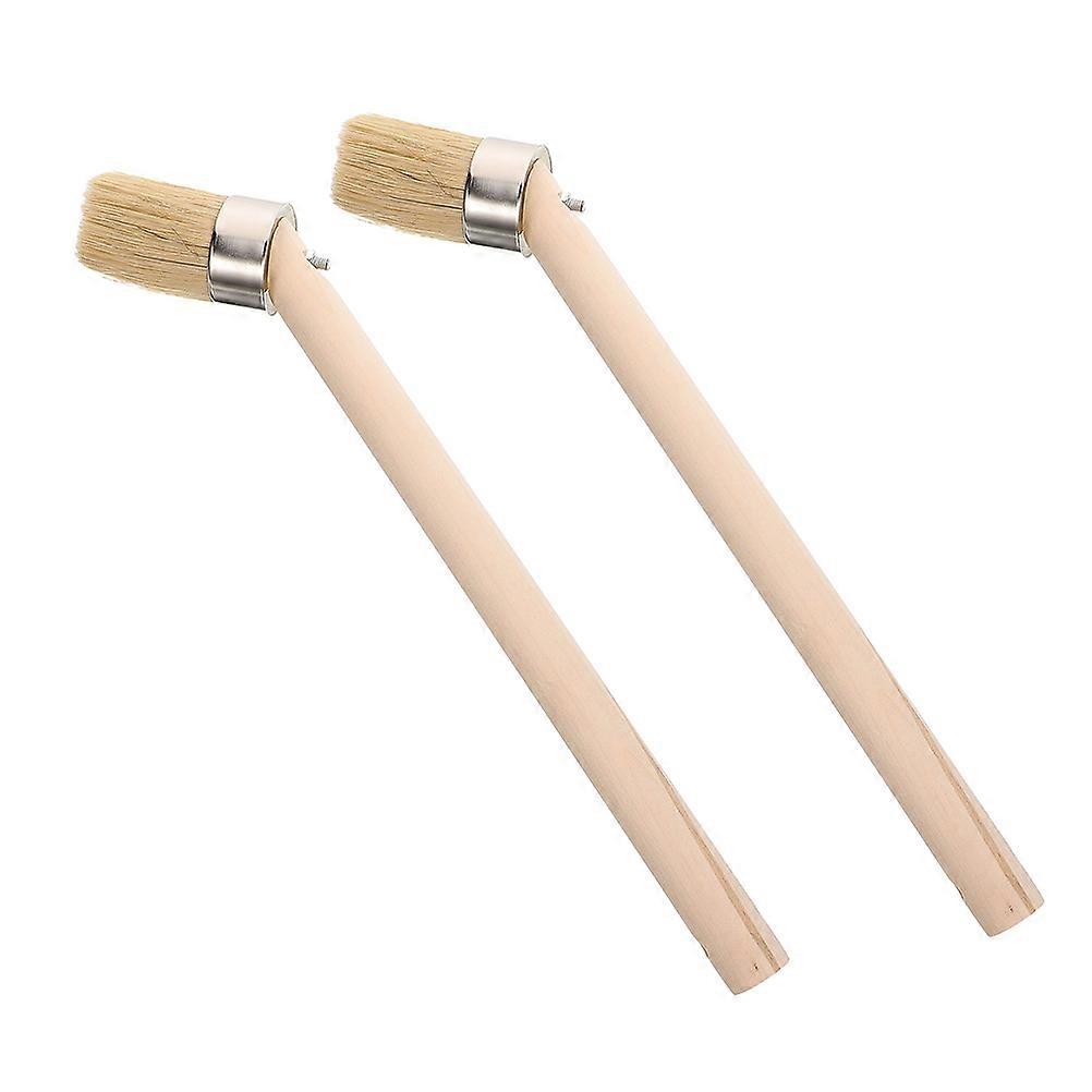 Car Brushes Tire Repair Tool For Professional Use Durable Pig Bristles 2Pcs
