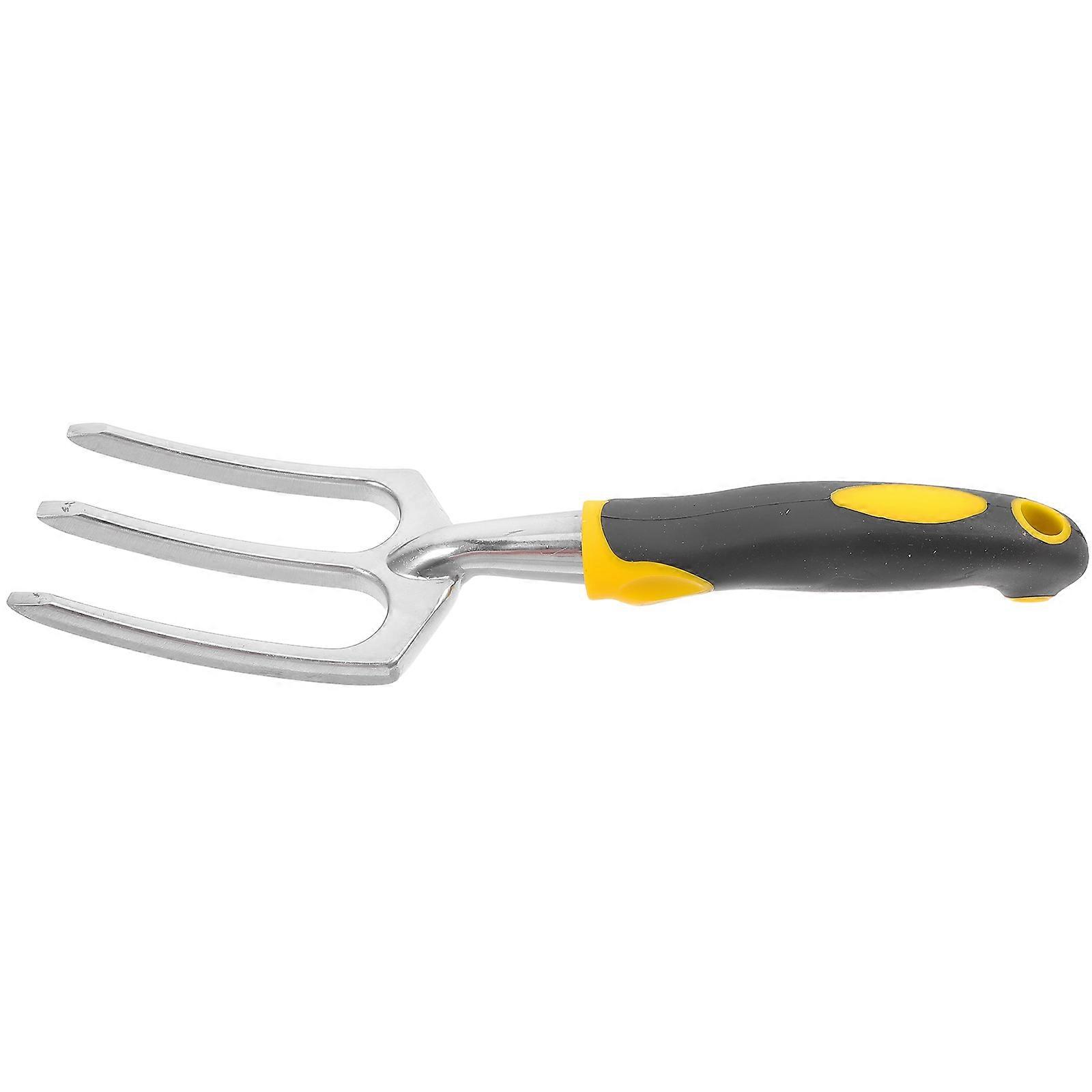 Gardening Hand Fork Stainless Steel Comfortable Handle Working In Tight Spaces 1Pack