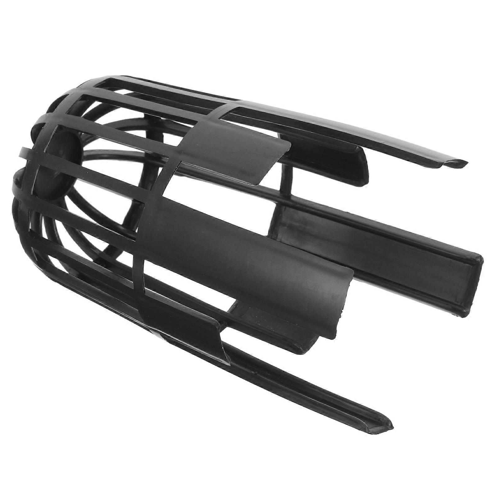 Rain Gutter Screen Guard Gutter Downspout Protector Black Outdoor Easy To Wash Residue 1Pcs