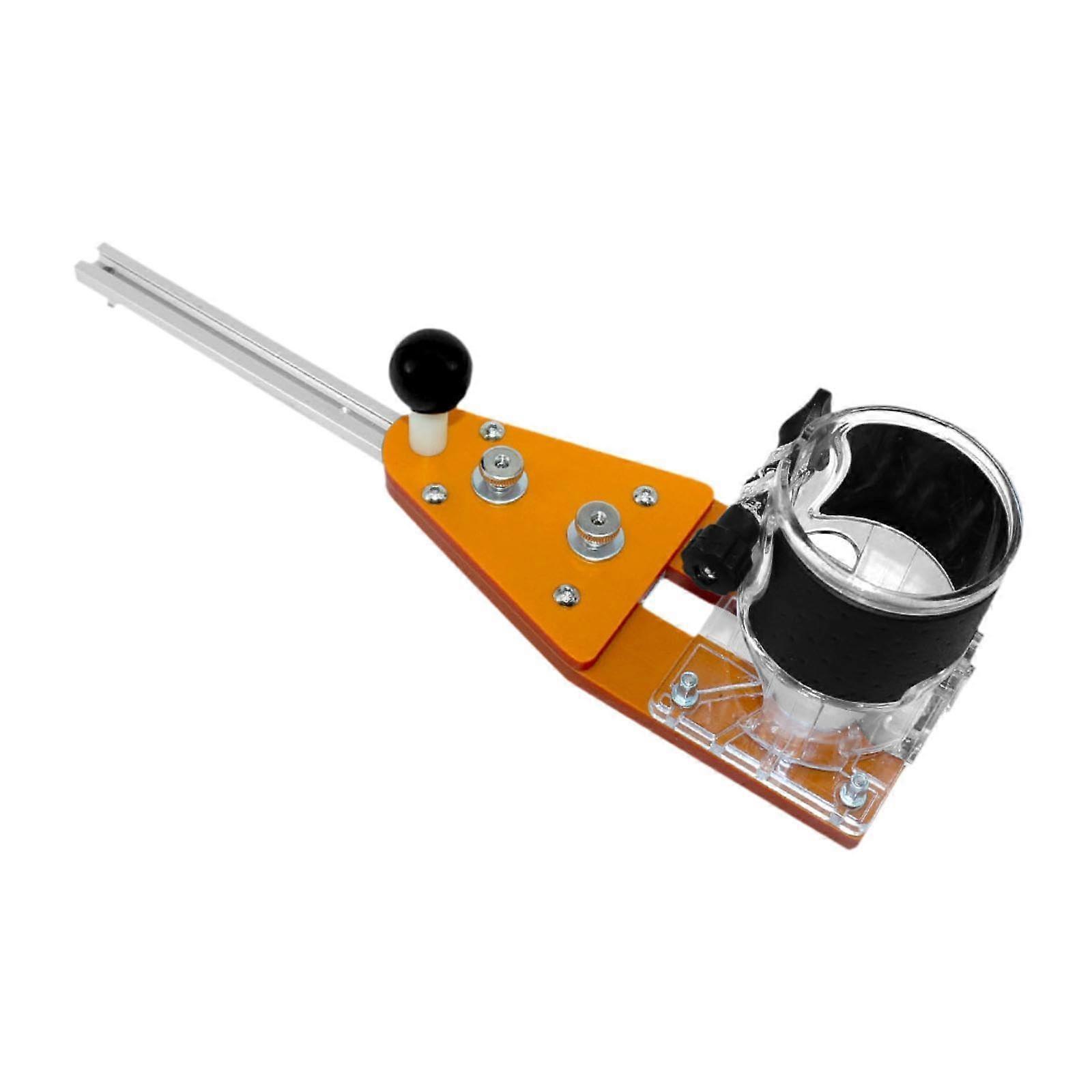 Circular Cutting Gauge with Transparent Cover, 26 cm Guide Rail, Accessories for Trimming Machine, Easy Installation