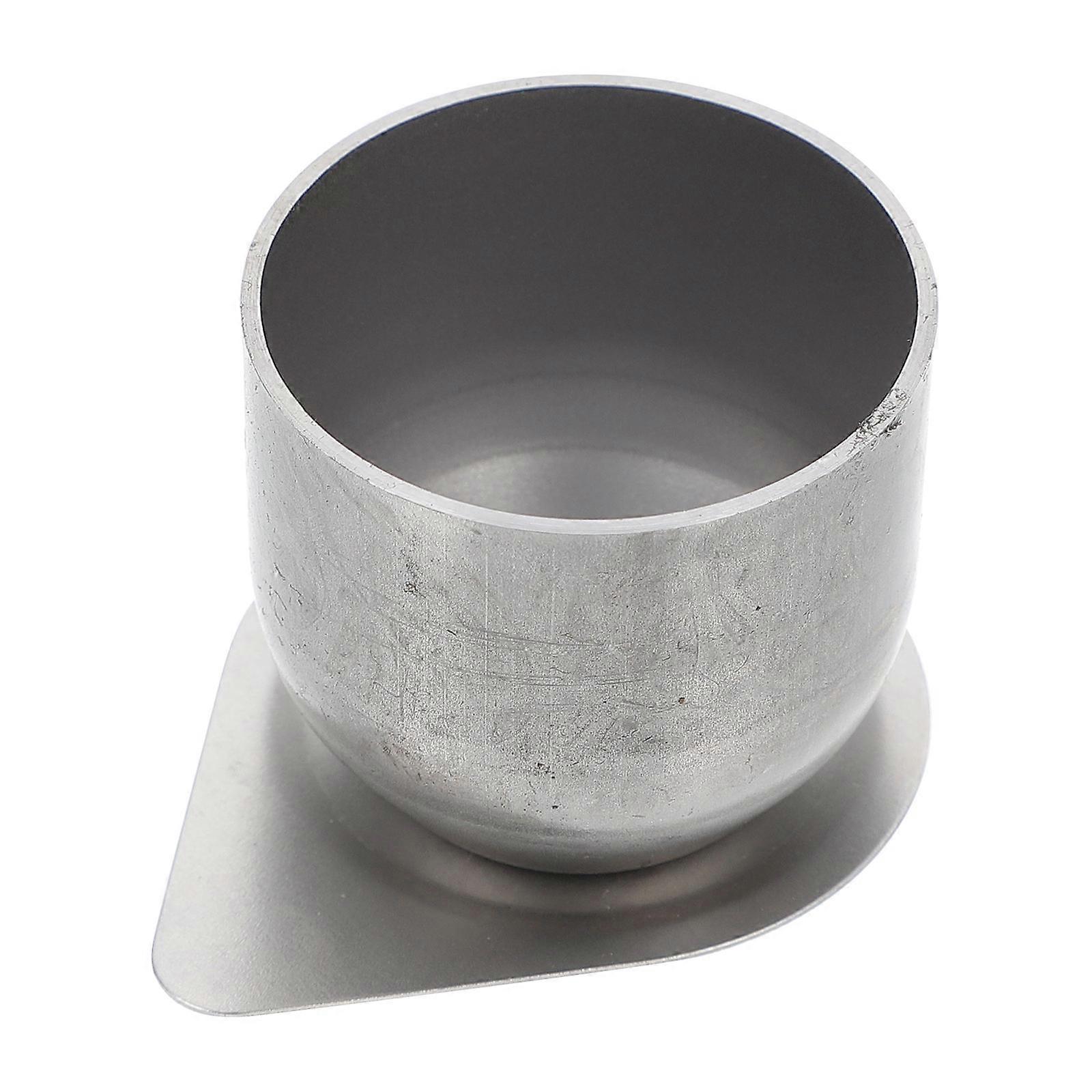 High Temperature Resistant Iron Crucible with Lid for Laboratory Melting and Refining of Alkaline Materials