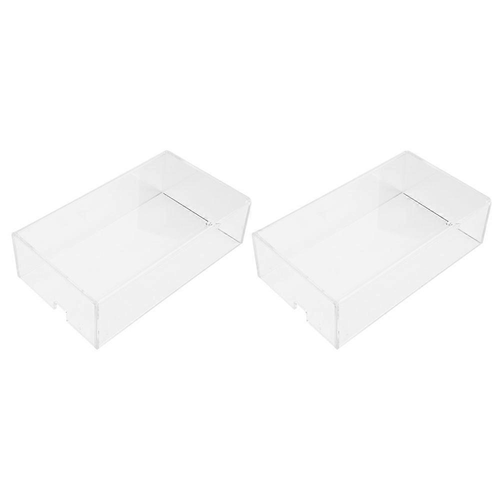 2Pcs Clear Acrylic Mouse Cover Scratch Proof Acrylic Mouse Protector