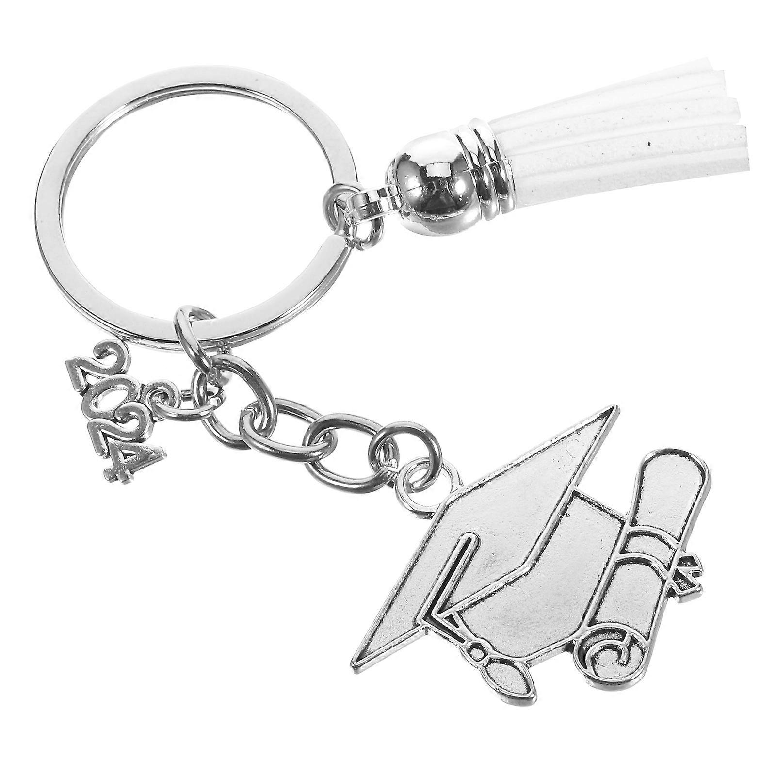 Graduation Hat Keychain Special Occasions Commemorative Item Zinc Alloy 1Set