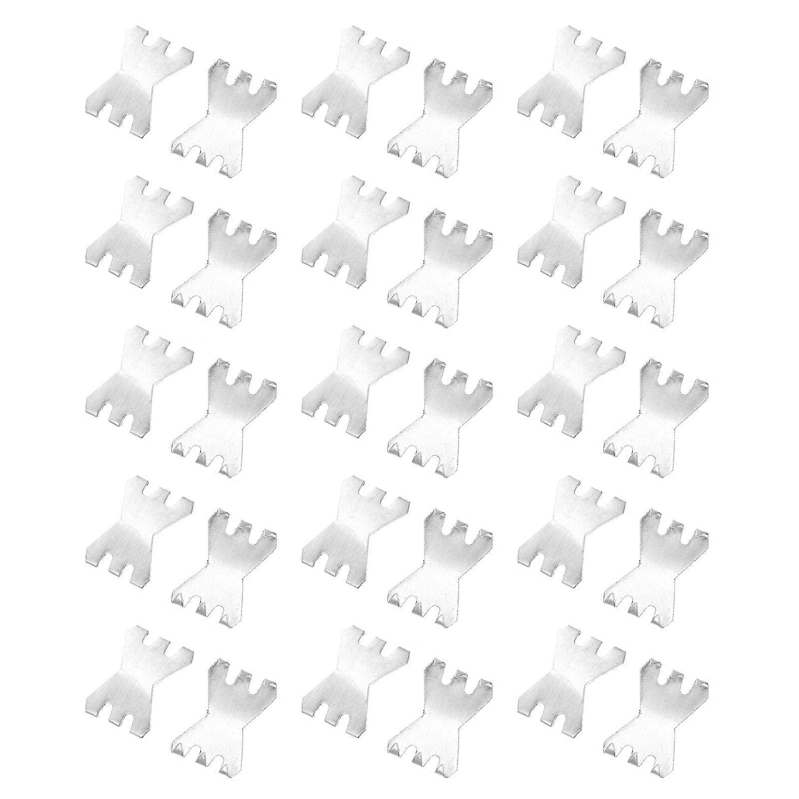 Fixing Clips Bandage Fasten Buckles for Fixing Use 50Pcs Silver Metal