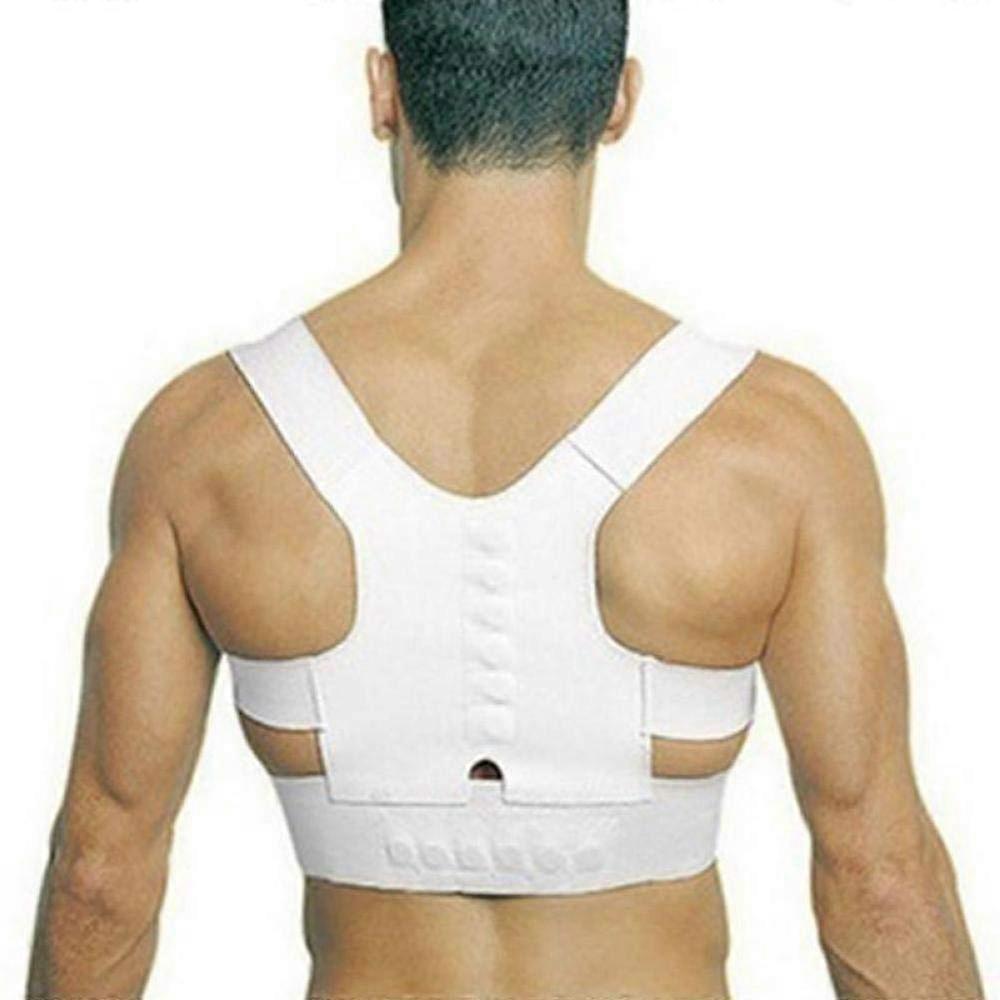 Adjustable Back Treatment Posture Corrector  Magnetic Holder Black Back Support