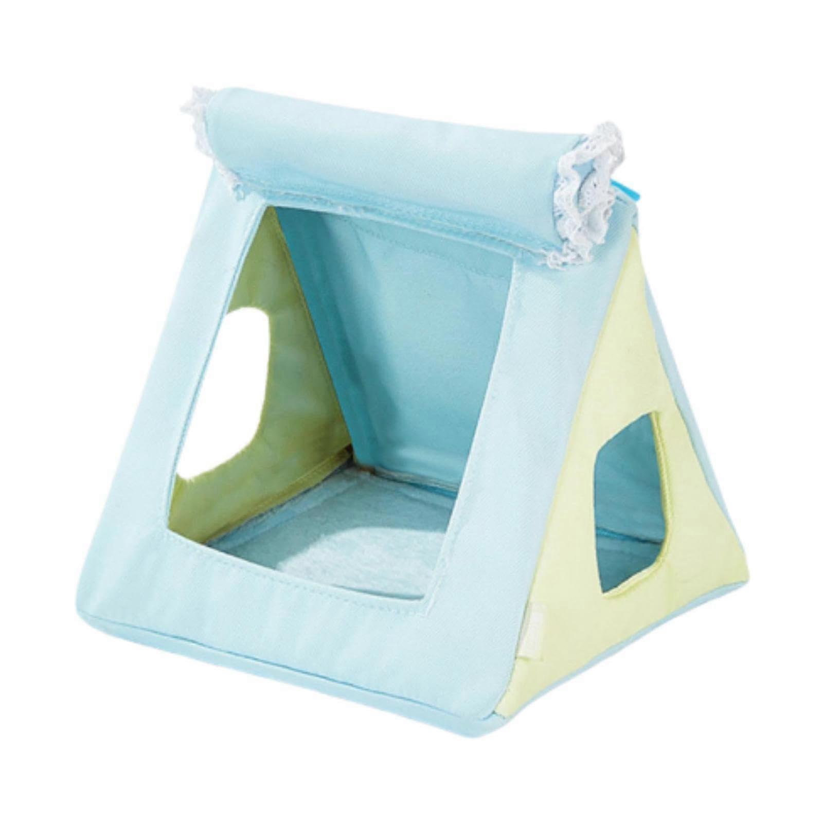 Bird nest house, parrot hanging tent, hammock, allyearround use, cabin, bird bed for parakeets, small animals, cockatiels, blue