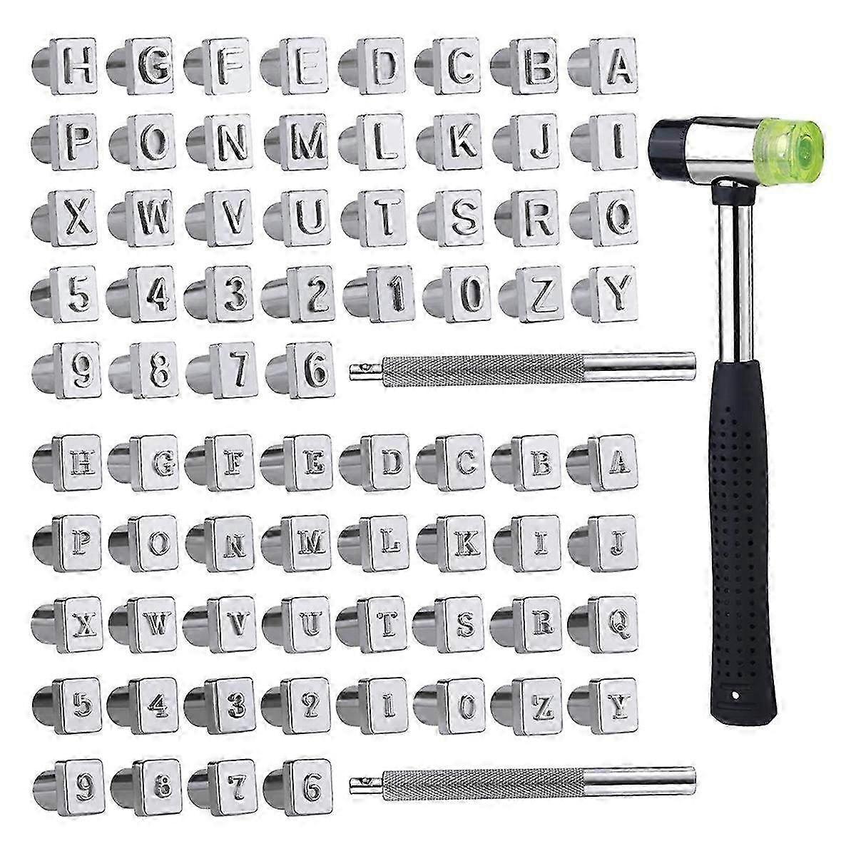 75-Piece Leather Stamping & Carving Tools Kit - Premium Quality Crafting Tools for Leatherwork, Embossing & DIY Projects