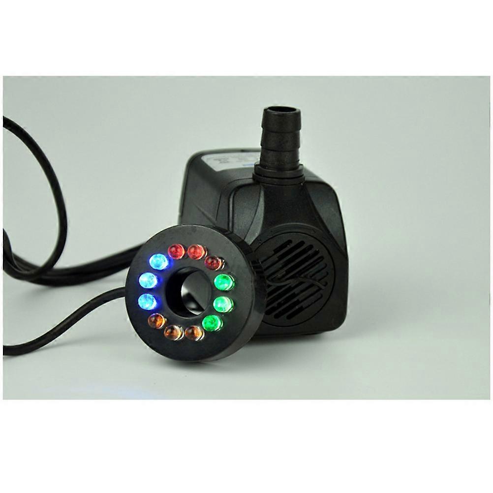 25W Submersible Water Pump For Fountains Aquariums Indoor Outdoor Use With LED Light And Adjustable Water Flow 1Pcs