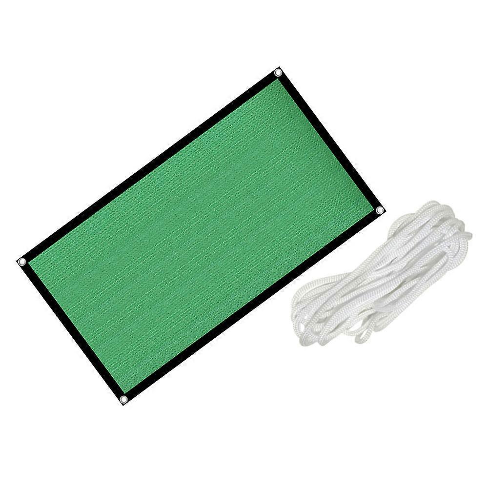 Green Plastic Sunshade Net for Outdoor Use Sturdy and Reliable Texture Effective Wind Protection