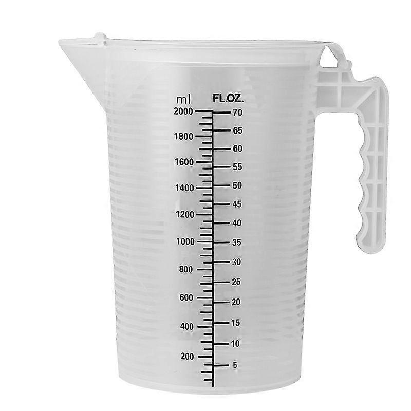 Plastic Measuring Jug: 20L Large Capacity Measuring Pitcher with Lid Spout and Clear Scale for Accurate Liquid Measurement