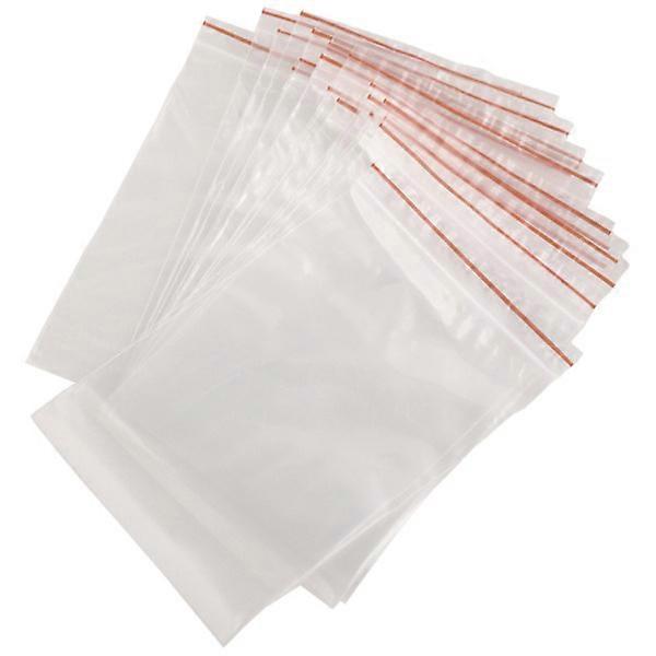 100-pak - 5,5x6,5 cm Ziplock / Zip Lock Poser / Zip Lock Poser, små plastikposer