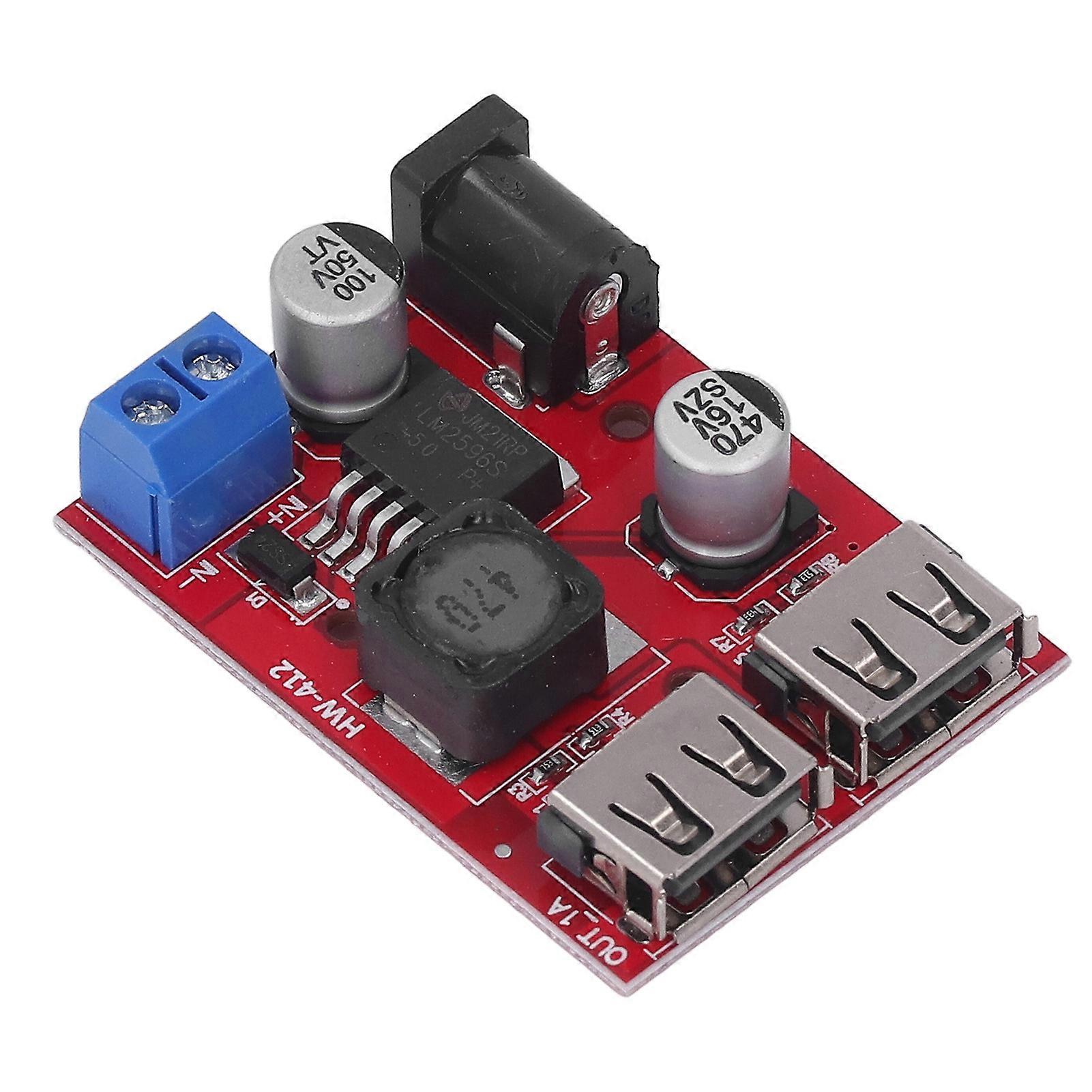 DC 6V‑30V to 5V Solar Controller Circuit Board Voltage Stabilizing Controller Solar Power Buck USB Circuit Board 