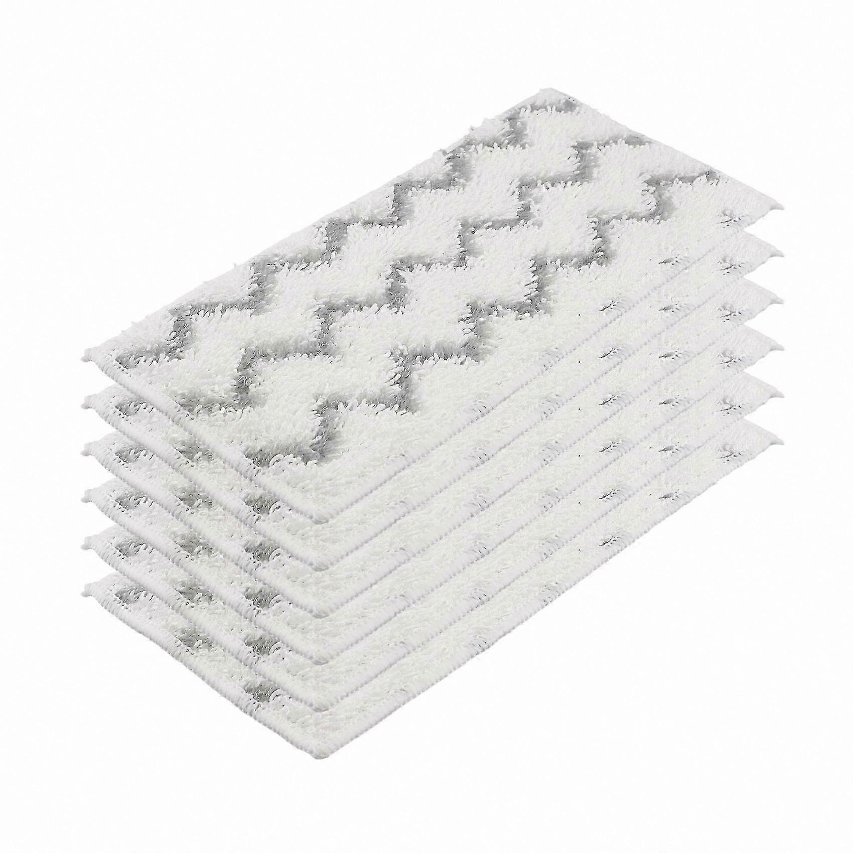 6-Pack Washable Mop Pads Compatible with VACMOP VM252 Floor Cleaner System