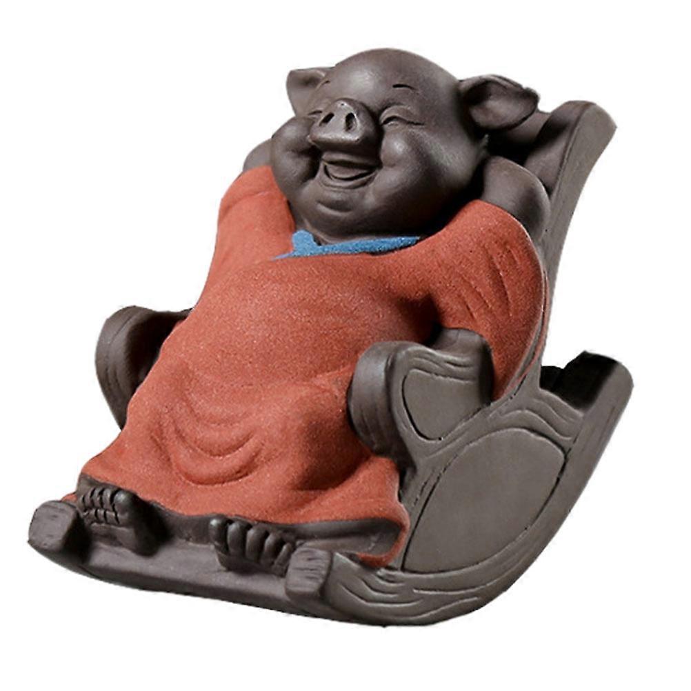 Handcrafted Tea Pet, Fine Detailing for Elegant Tabletop Display