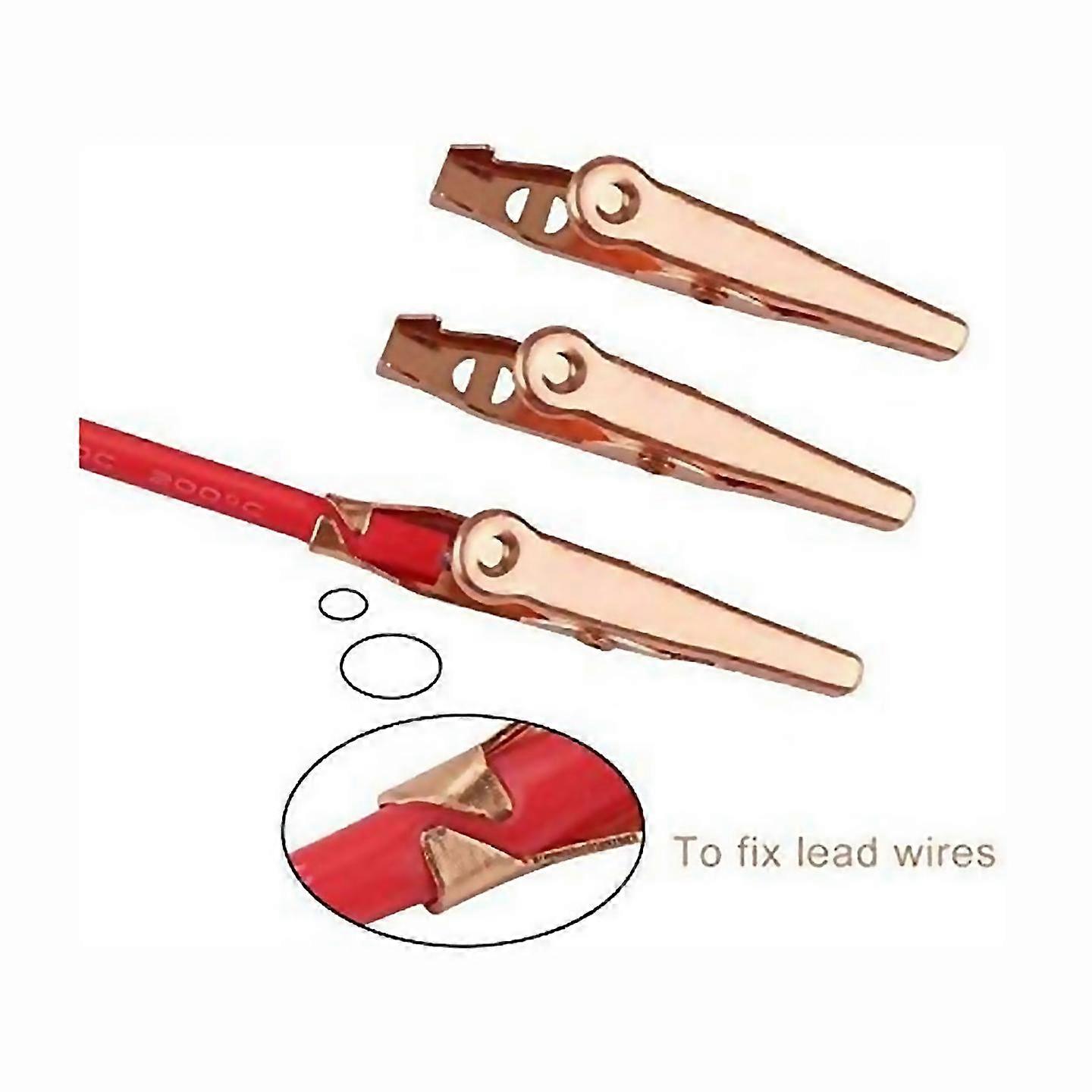 For 20pc Copper Alligator Electric Clip Electrical Test Gator Clip