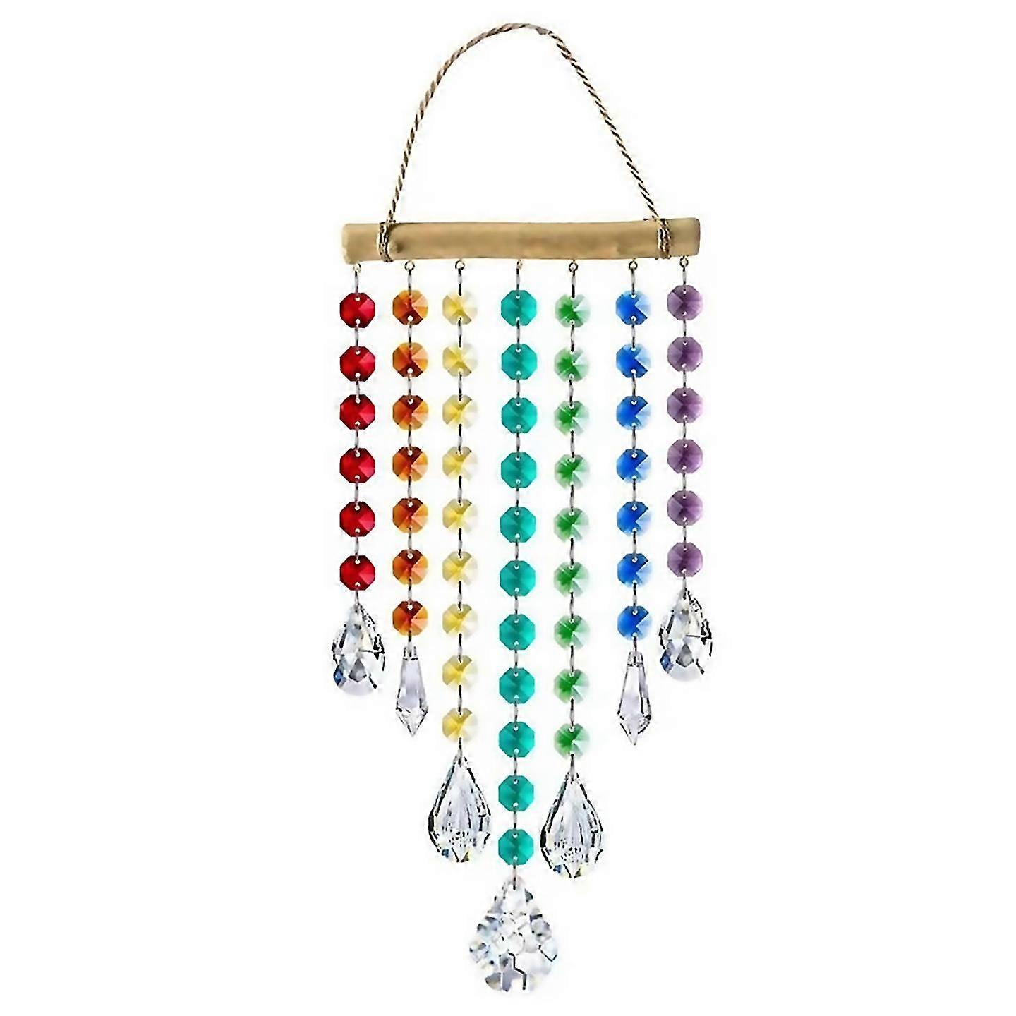 Sun Catchers With Crystals Prism Sun Catcher Sparkling Window Crystals Wind Chime Rainbow Maker Home