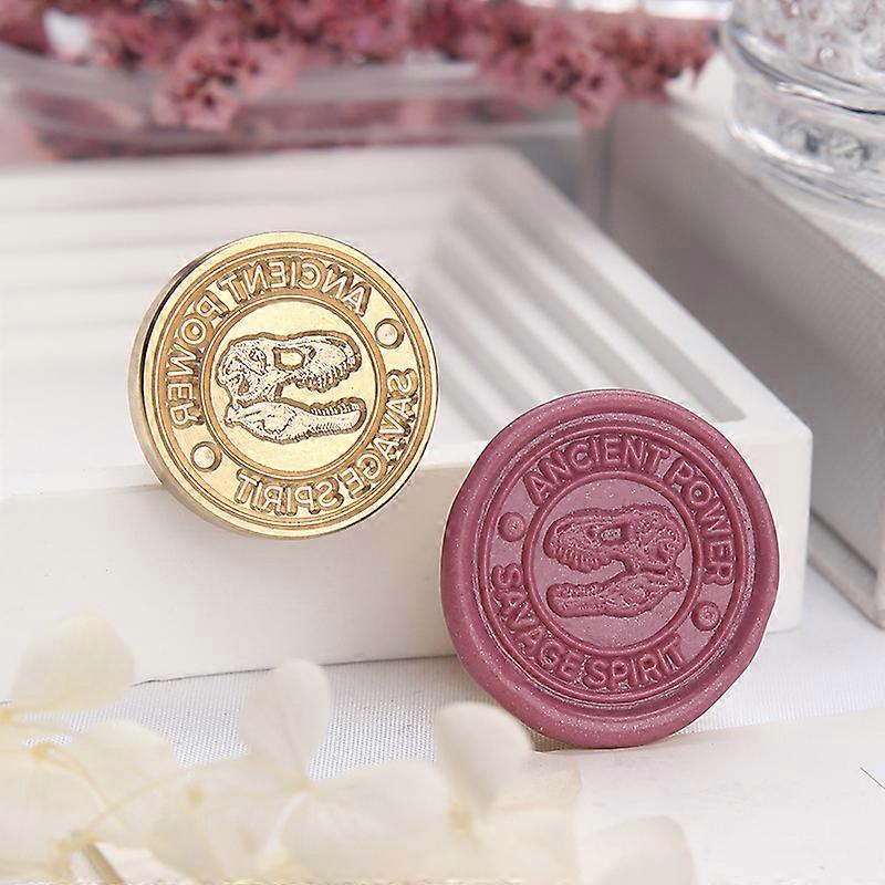 Vintage Wax Seal Stamp for Fossil Lover Wedding Party Invitations Envelope