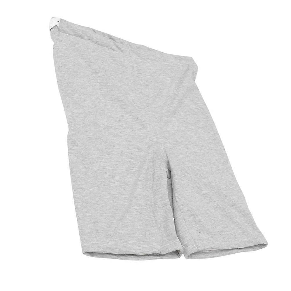 Waterproof and Breathable Incontinence Shorts with Adjustable Waist for Adult Wearing Light Grey